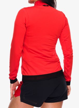 Ženski flis Salewa Pedroc PL 2 Jacket - flame