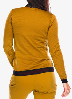 Ženska jopica z zadrgo Salewa Pedroc PL 2 Jacket - golden brown