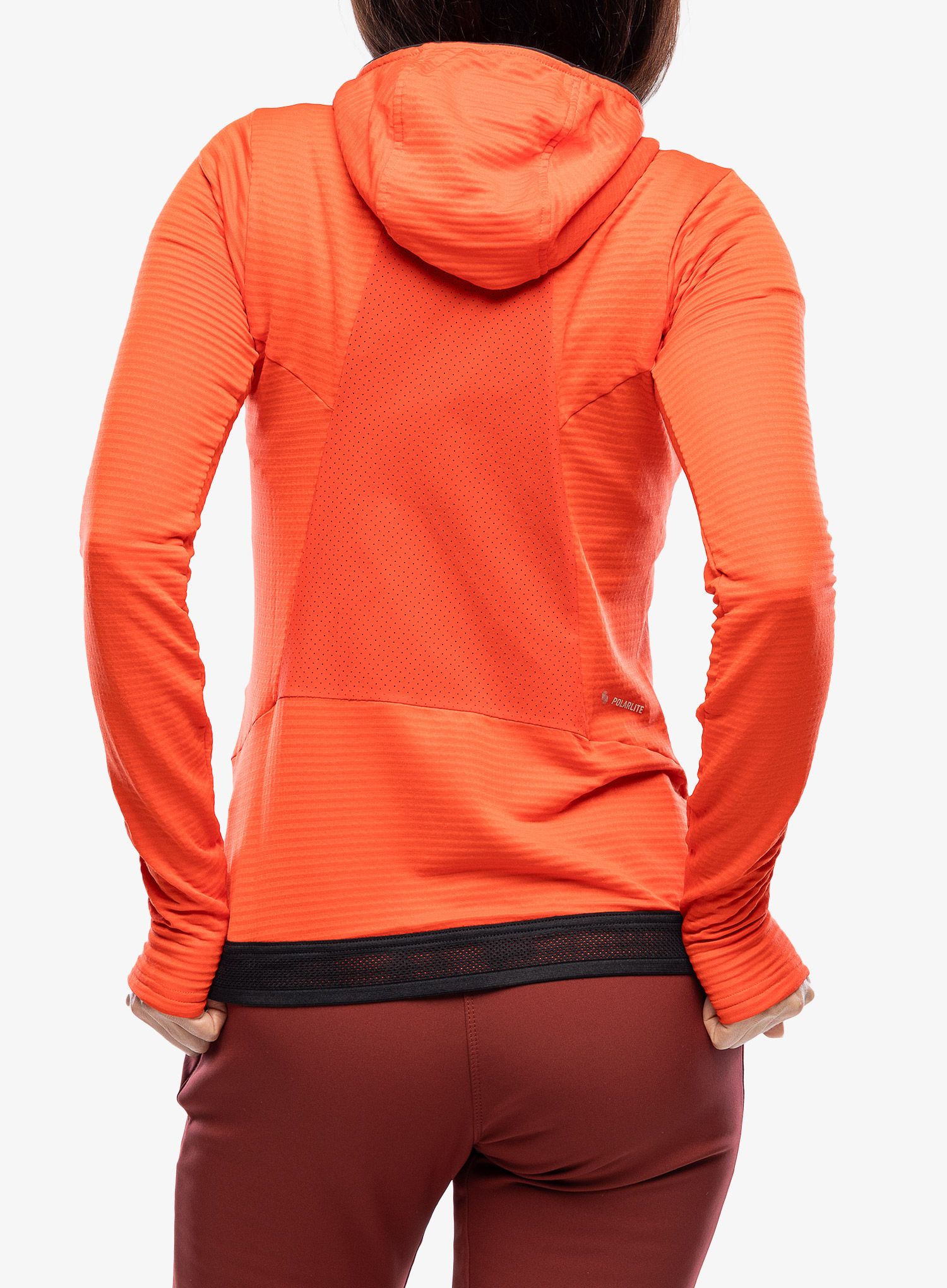 Ženska jopica Salewa Pedroc PL Hooded Jacket - flame