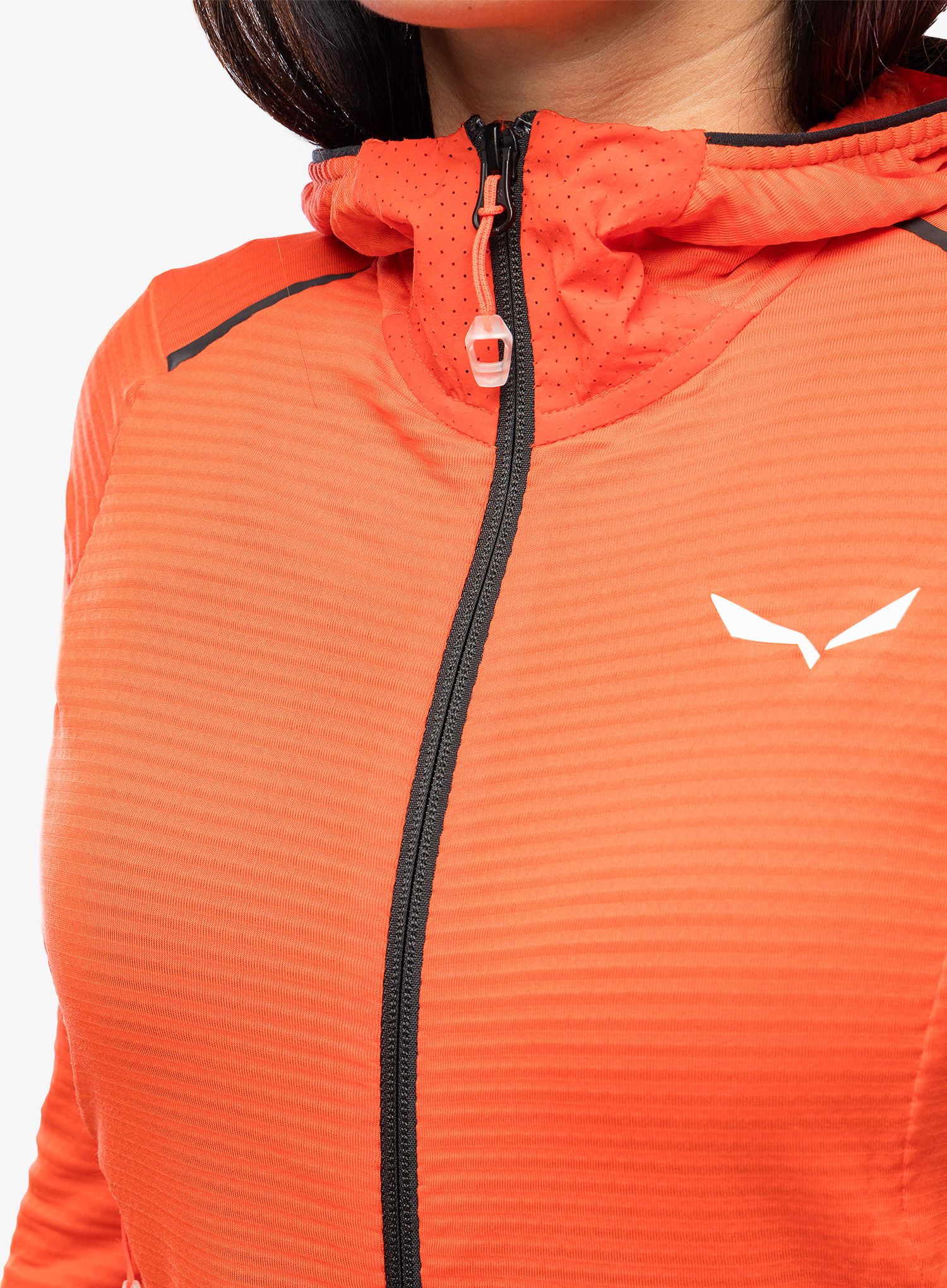 Ženska jopica Salewa Pedroc PL Hooded Jacket - flame