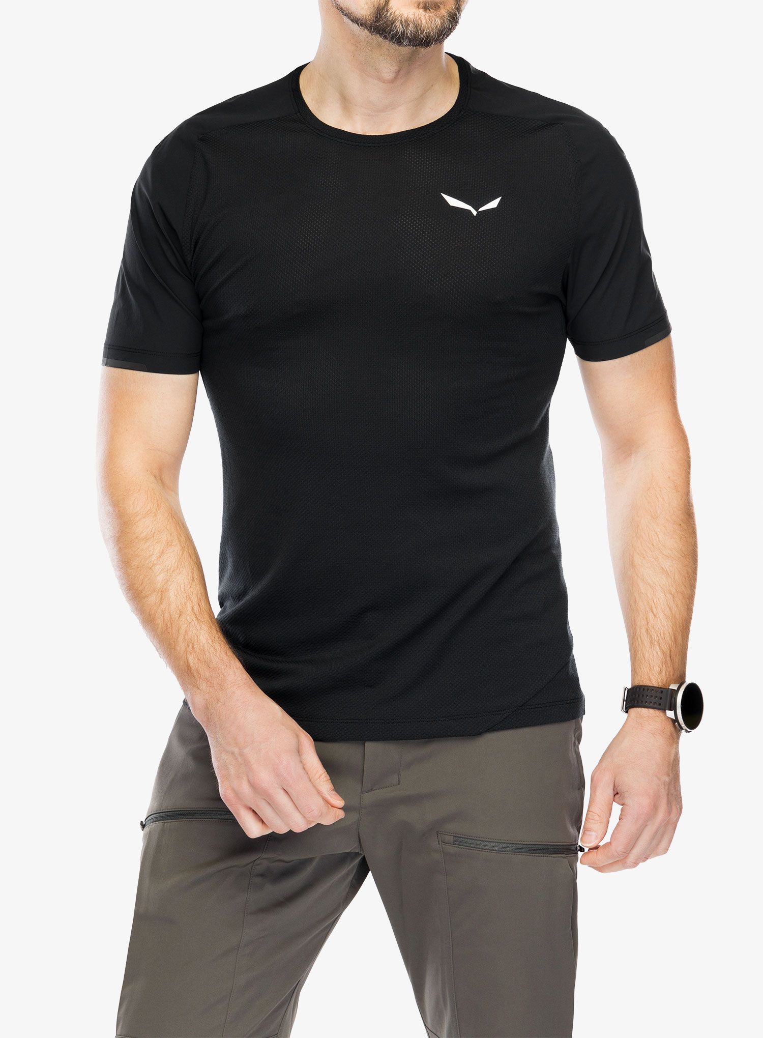 Majica Salewa Pedroc PTC Delta T-Shirt - black out