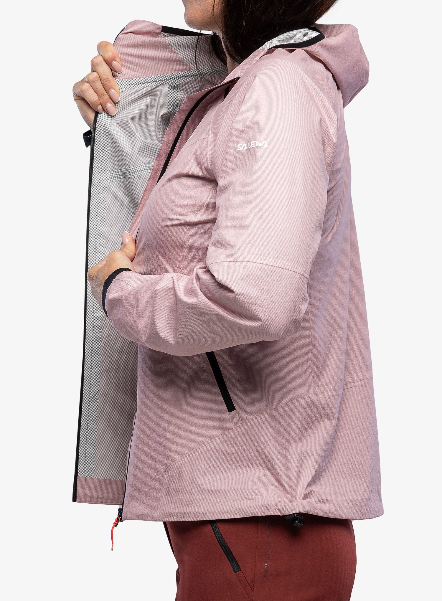 Ženska jakna Salewa Pedroc PTX 2,5L Light Jacket - zephyr
