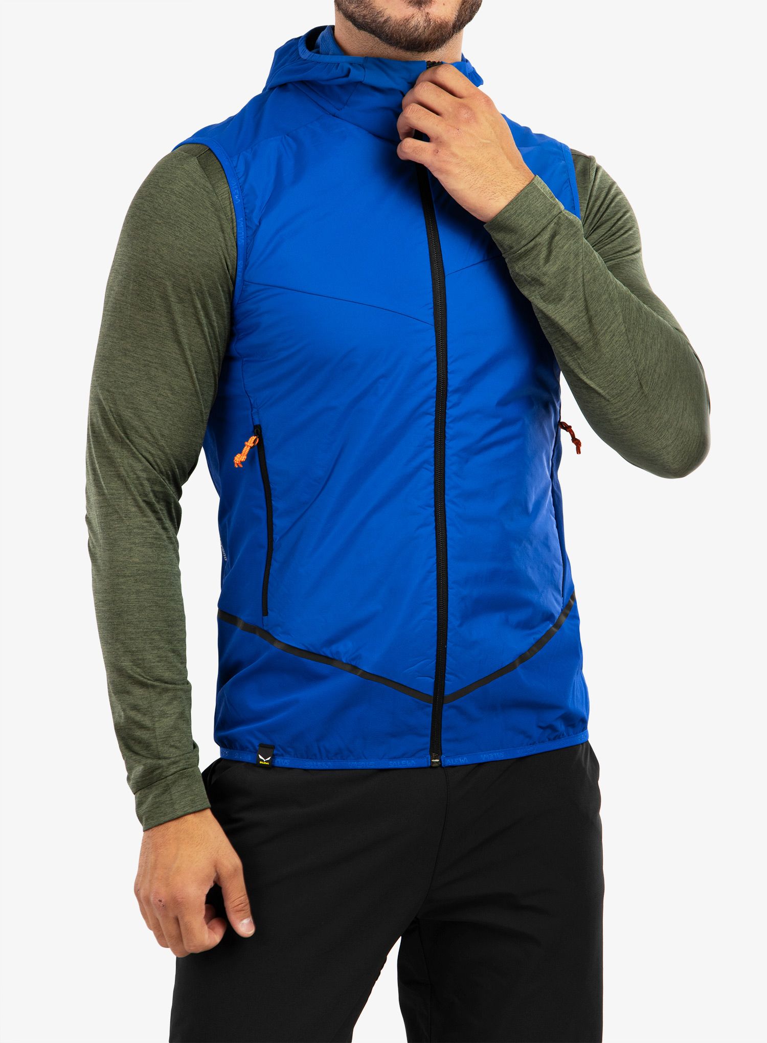 Moški brezrokavnik Salewa Pedroc TWR/DST WO Vest - electric/black out