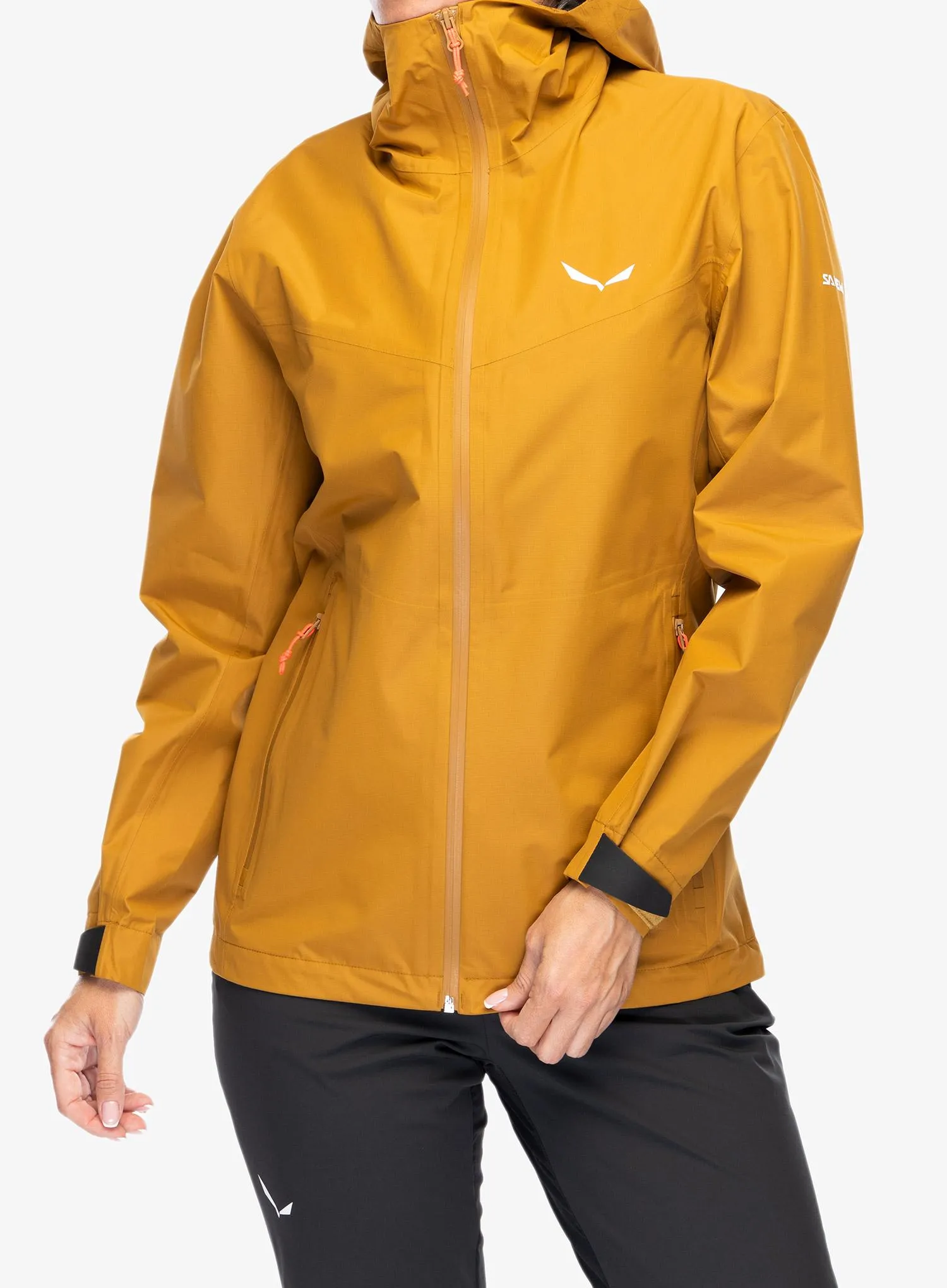 Ženska hardshell jakna Salewa Puez Aqua 4 PTX 2.5L Jacket - golden brown