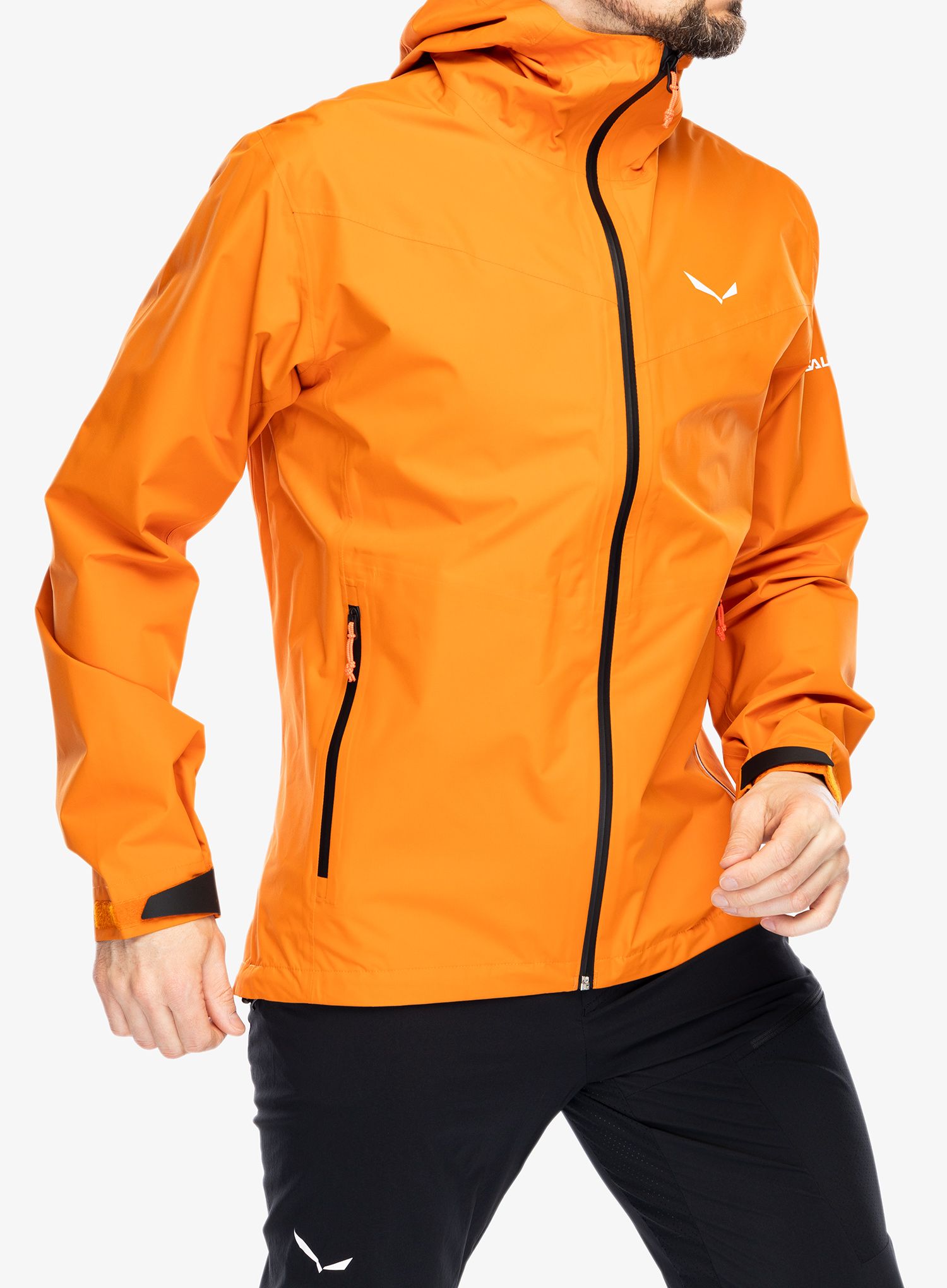 Nepremočljiva jakna Salewa Puez Aqua 4 PTX 2,5L Jacket - burnt/black