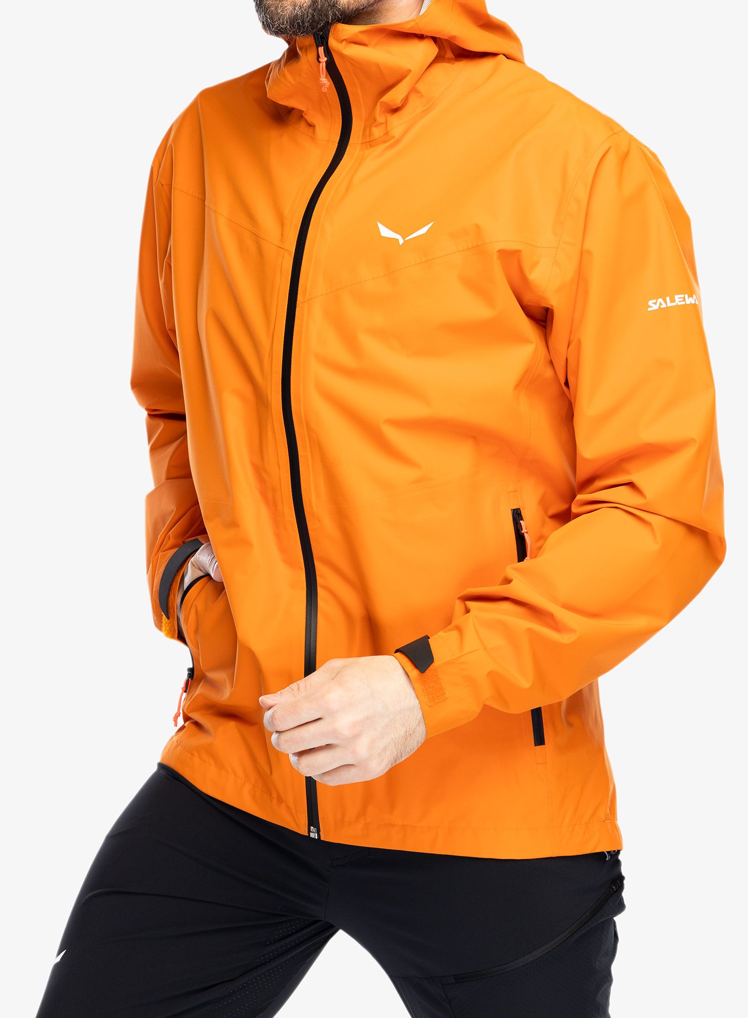 Nepremočljiva jakna Salewa Puez Aqua 4 PTX 2,5L Jacket - burnt/black