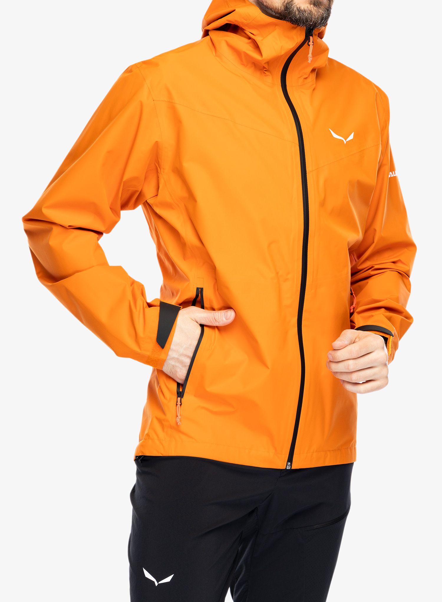 Nepremočljiva jakna Salewa Puez Aqua 4 PTX 2,5L Jacket - burnt/black