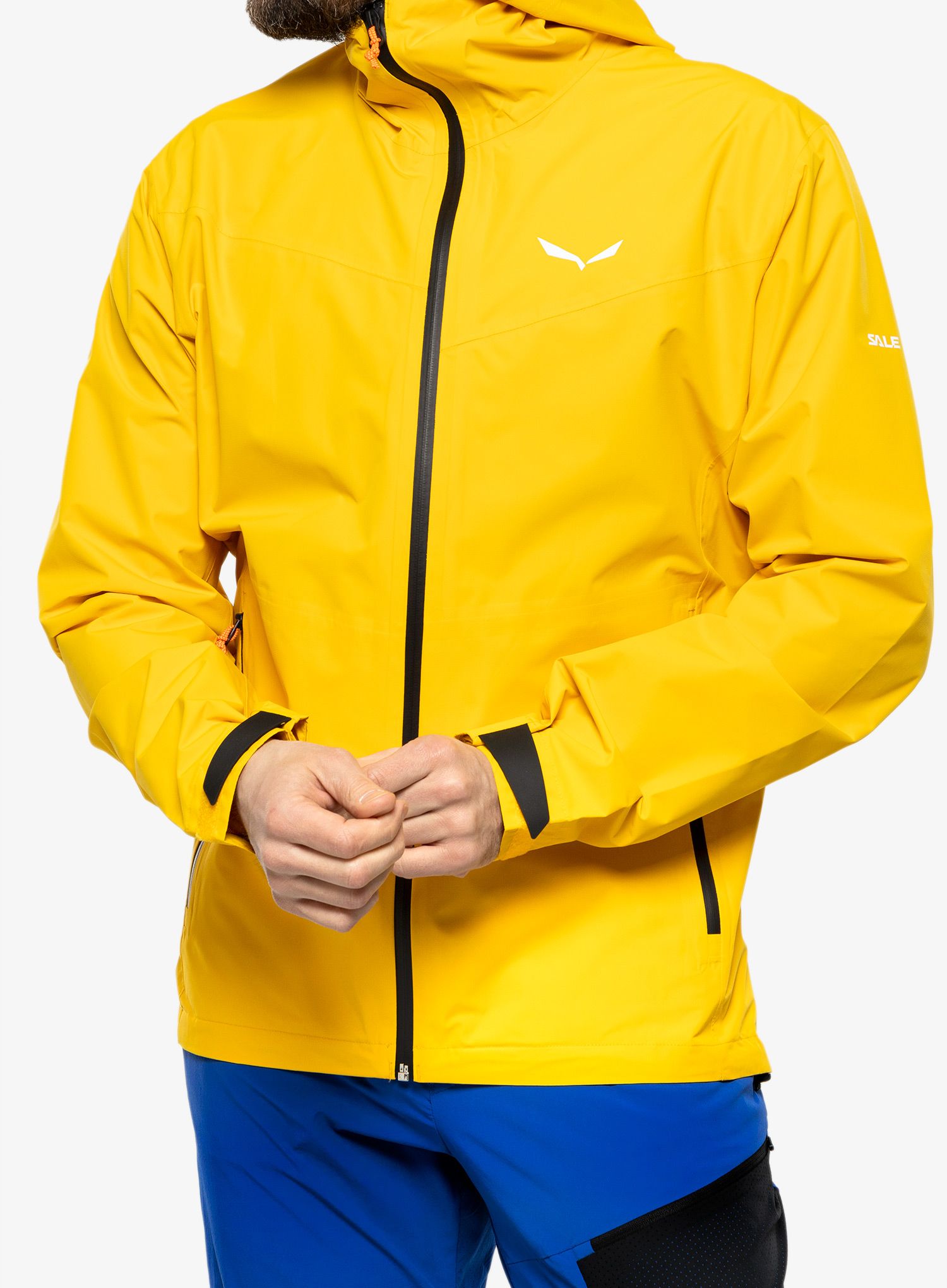 Moška jakna Salewa Puez Aqua 4 PTX 2,5L Jacket - gold