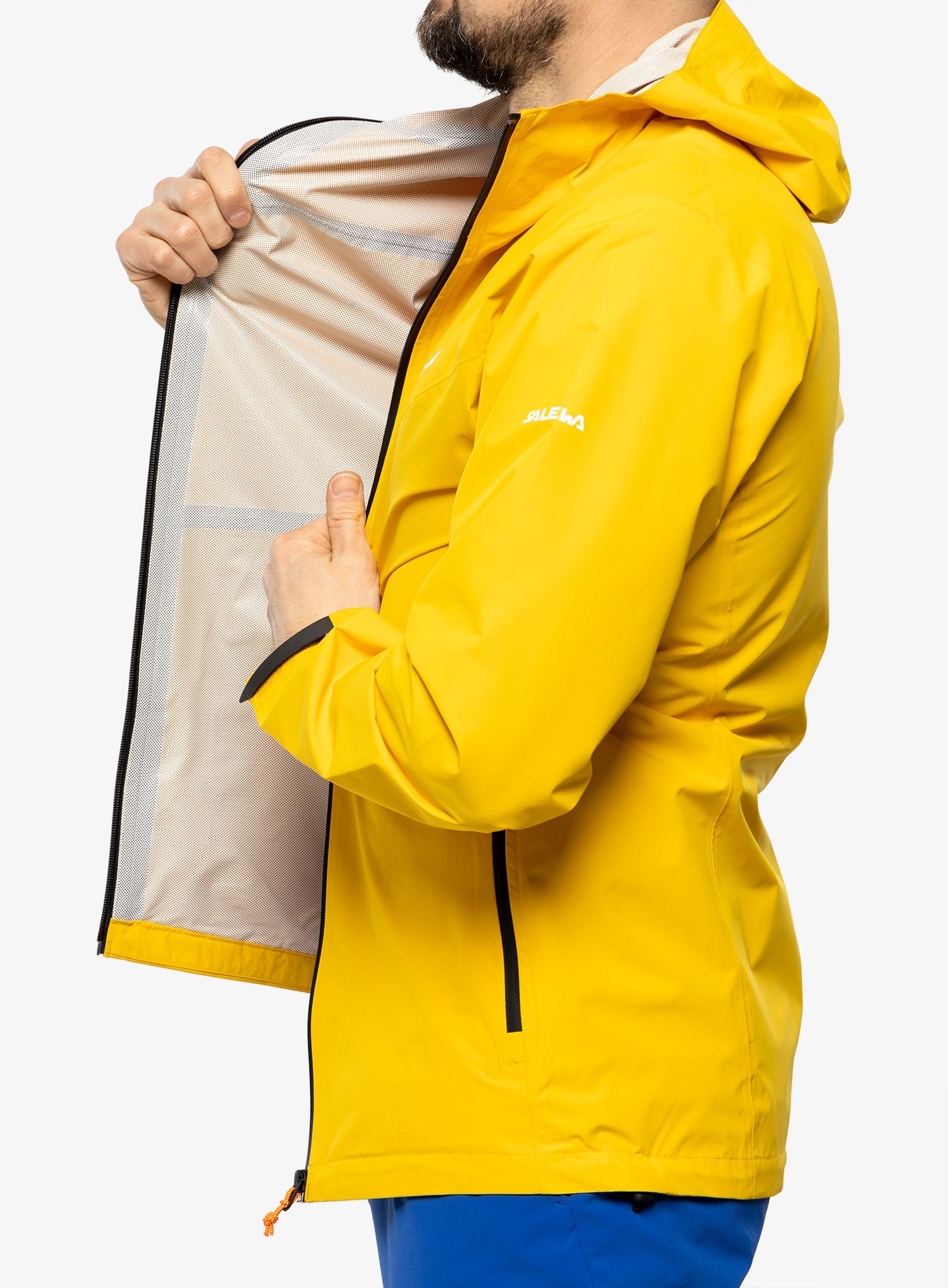 Moška jakna Salewa Puez Aqua 4 PTX 2,5L Jacket - gold
