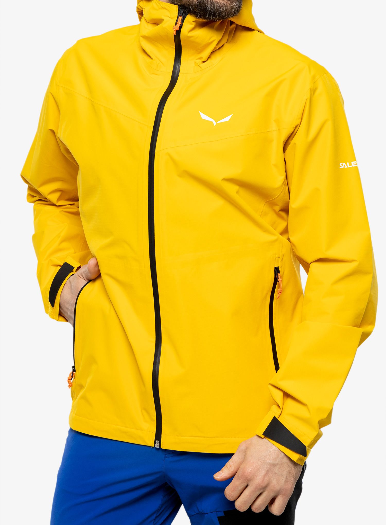 Moška jakna Salewa Puez Aqua 4 PTX 2,5L Jacket - gold
