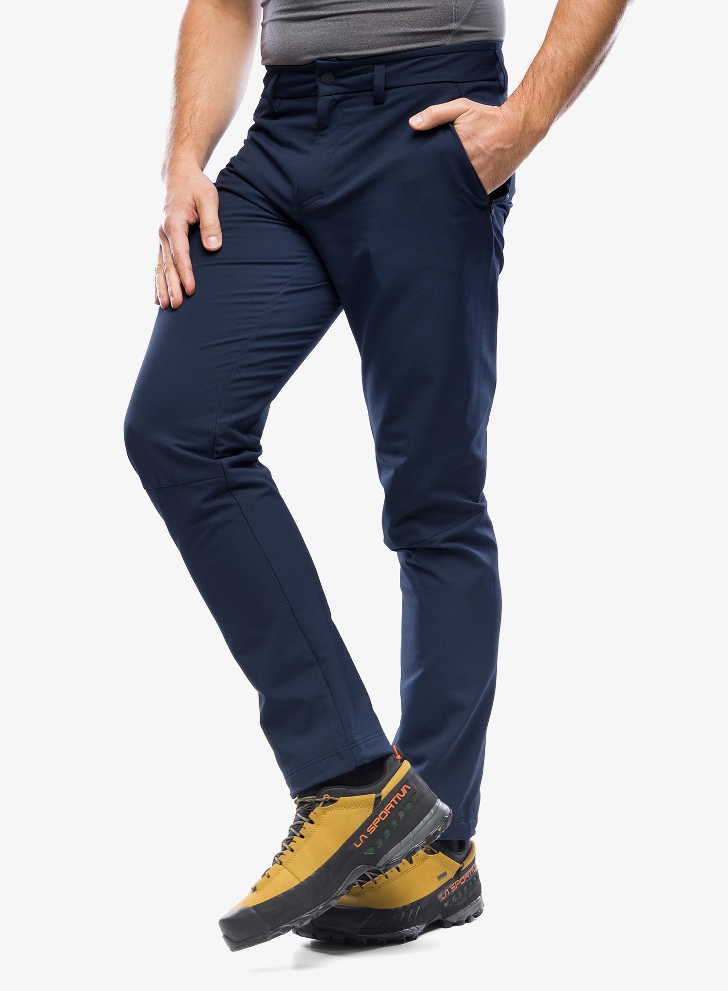 Softshell hlače Salewa Puez Dolomitic 2 DST Reg Pant - navy blazer
