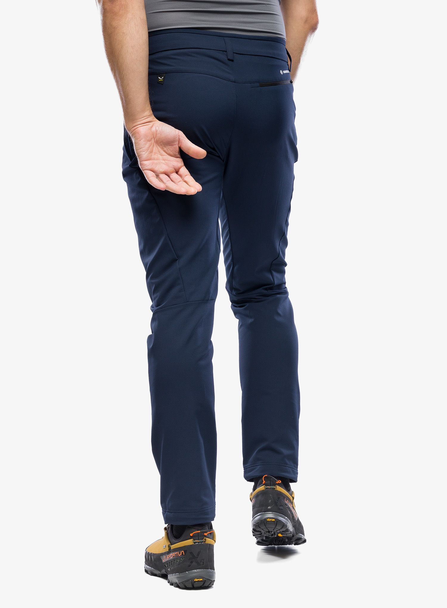Softshell hlače Salewa Puez Dolomitic 2 DST Reg Pant - navy blazer