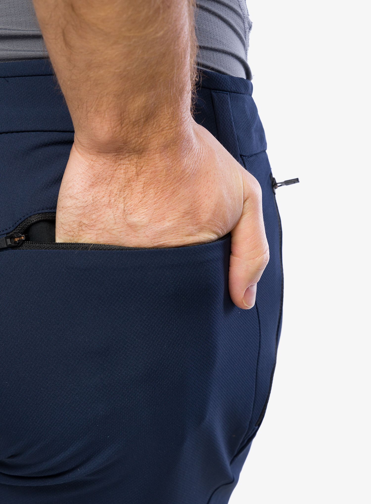 Softshell hlače Salewa Puez Dolomitic 2 DST Reg Pant - navy blazer