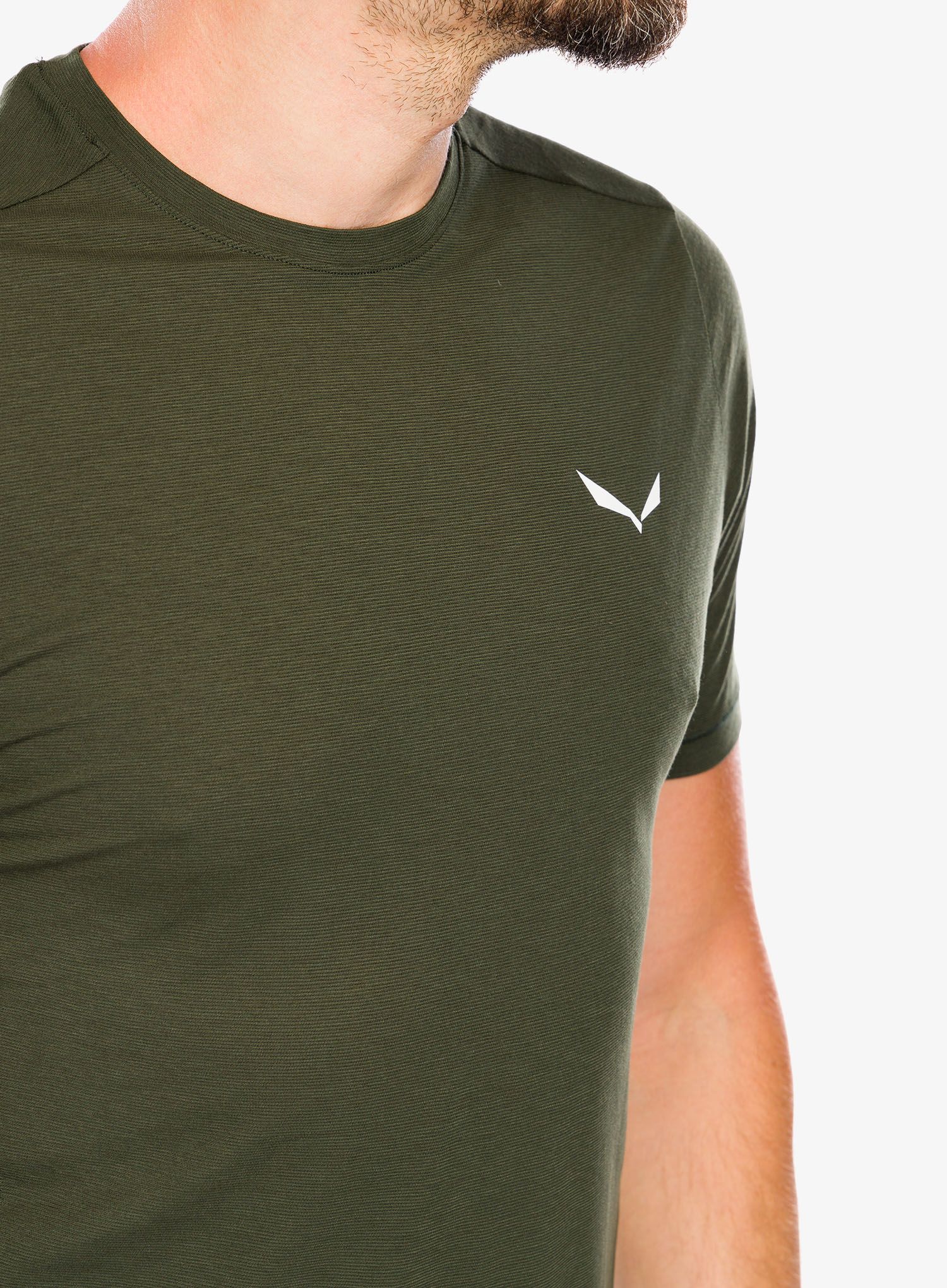 Majica Salewa Puez Dry T-Shirt - dark olive
