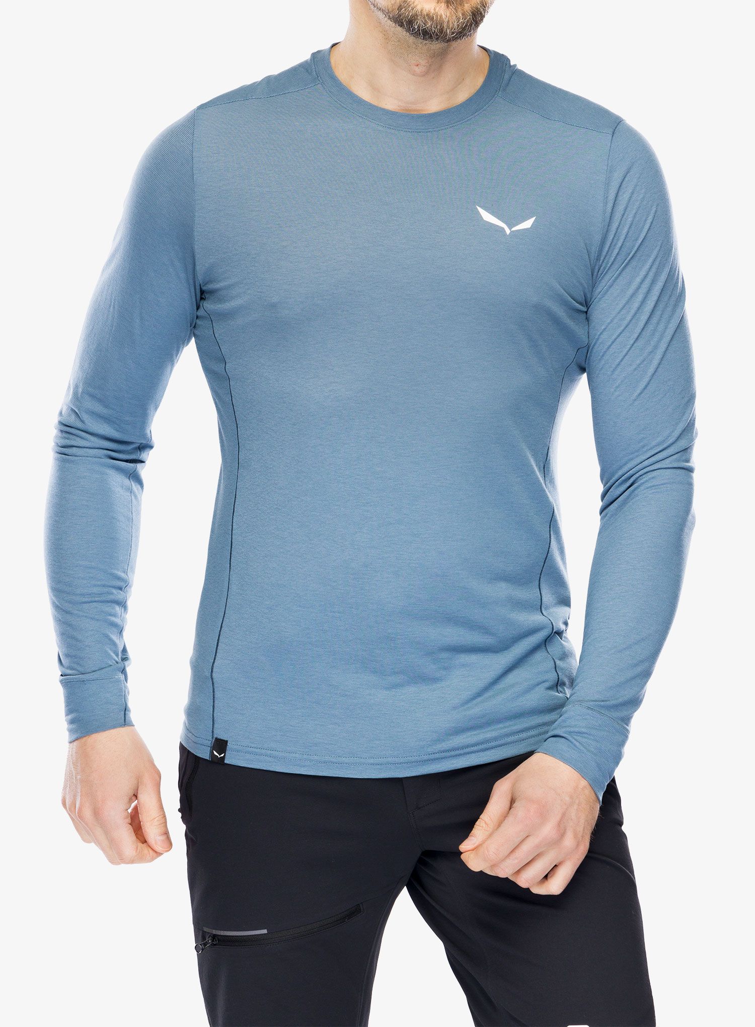 Termo flis jopa Salewa Puez Dry Tee - java blue