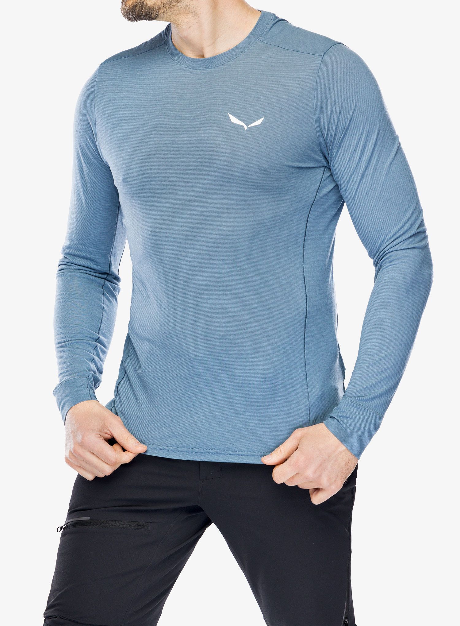 Termo flis jopa Salewa Puez Dry Tee - java blue