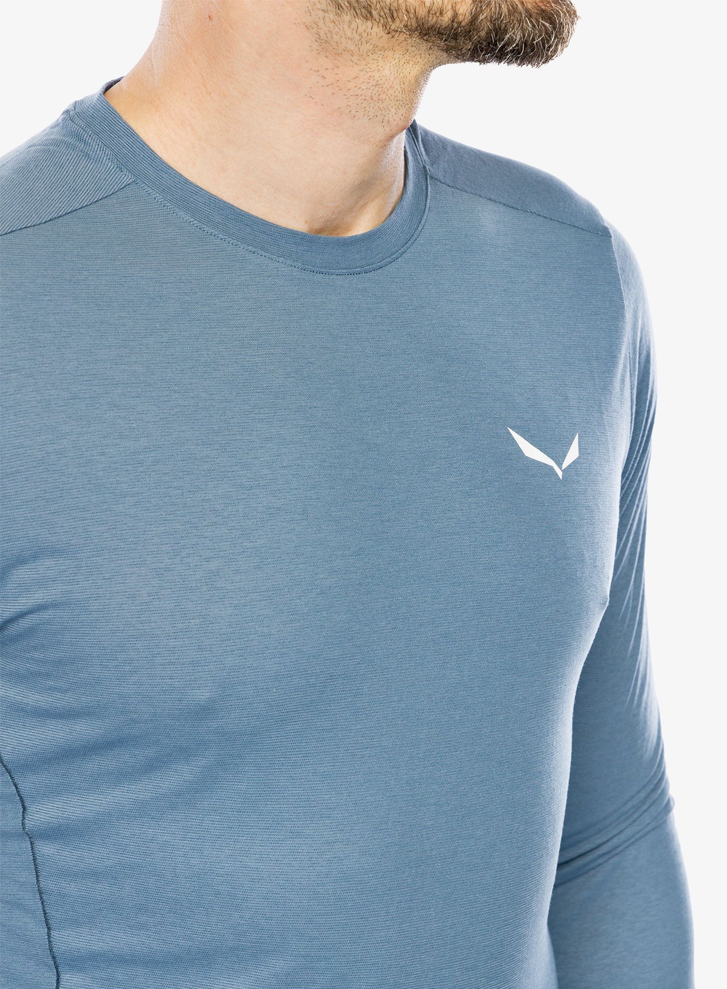Termo flis jopa Salewa Puez Dry Tee - java blue
