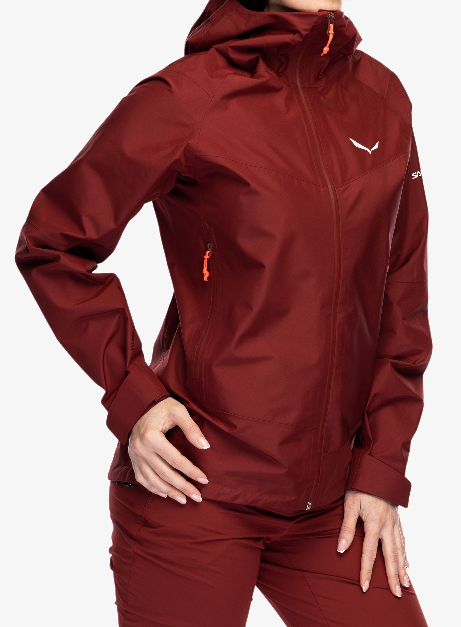 Ženska hardshell jakna Salewa Puez GTX Paclite Jacket - syrah