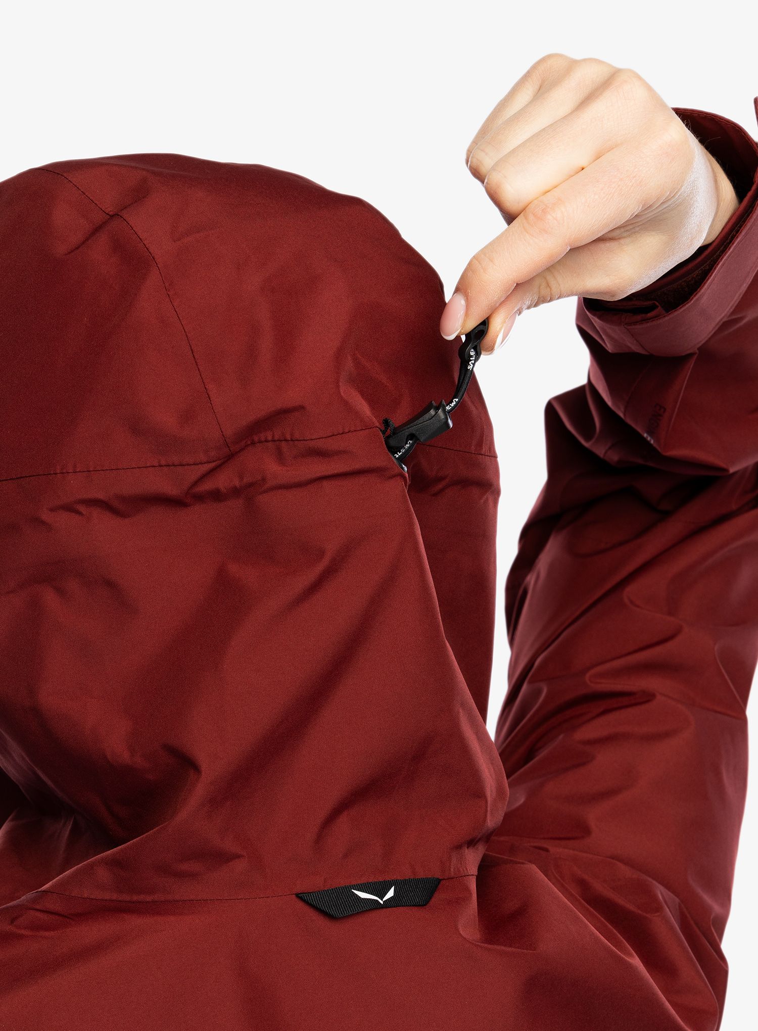 Ženska hardshell jakna Salewa Puez GTX Paclite Jacket - syrah