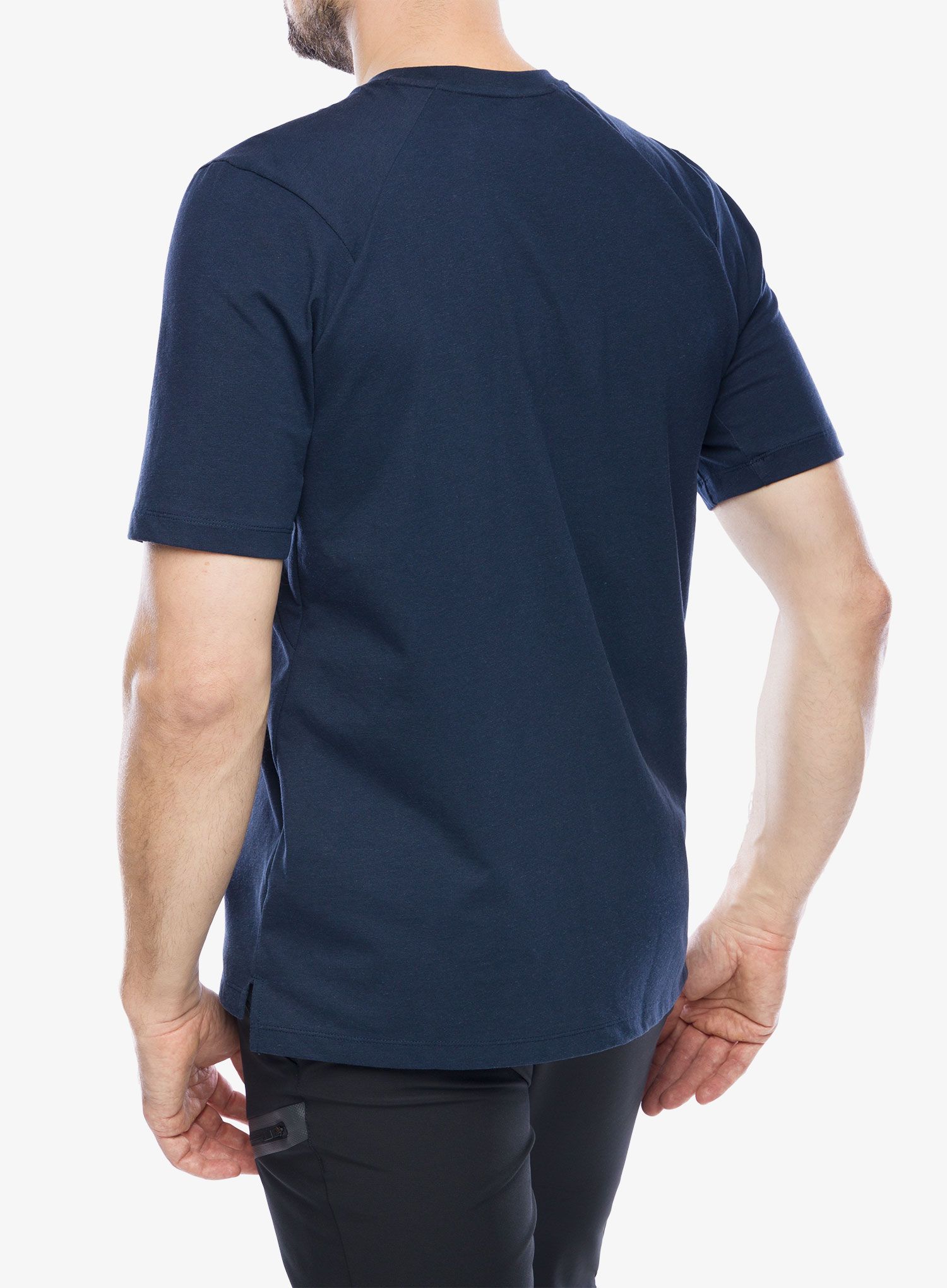 Bombažna majica Salewa Puez Hemp T-Shirt - navy blazer