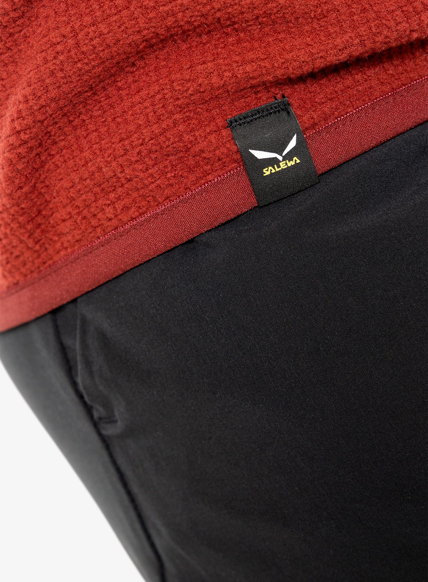 Ženska jopica Salewa Puez Hybrid PL Full-Zip - syrah malenge