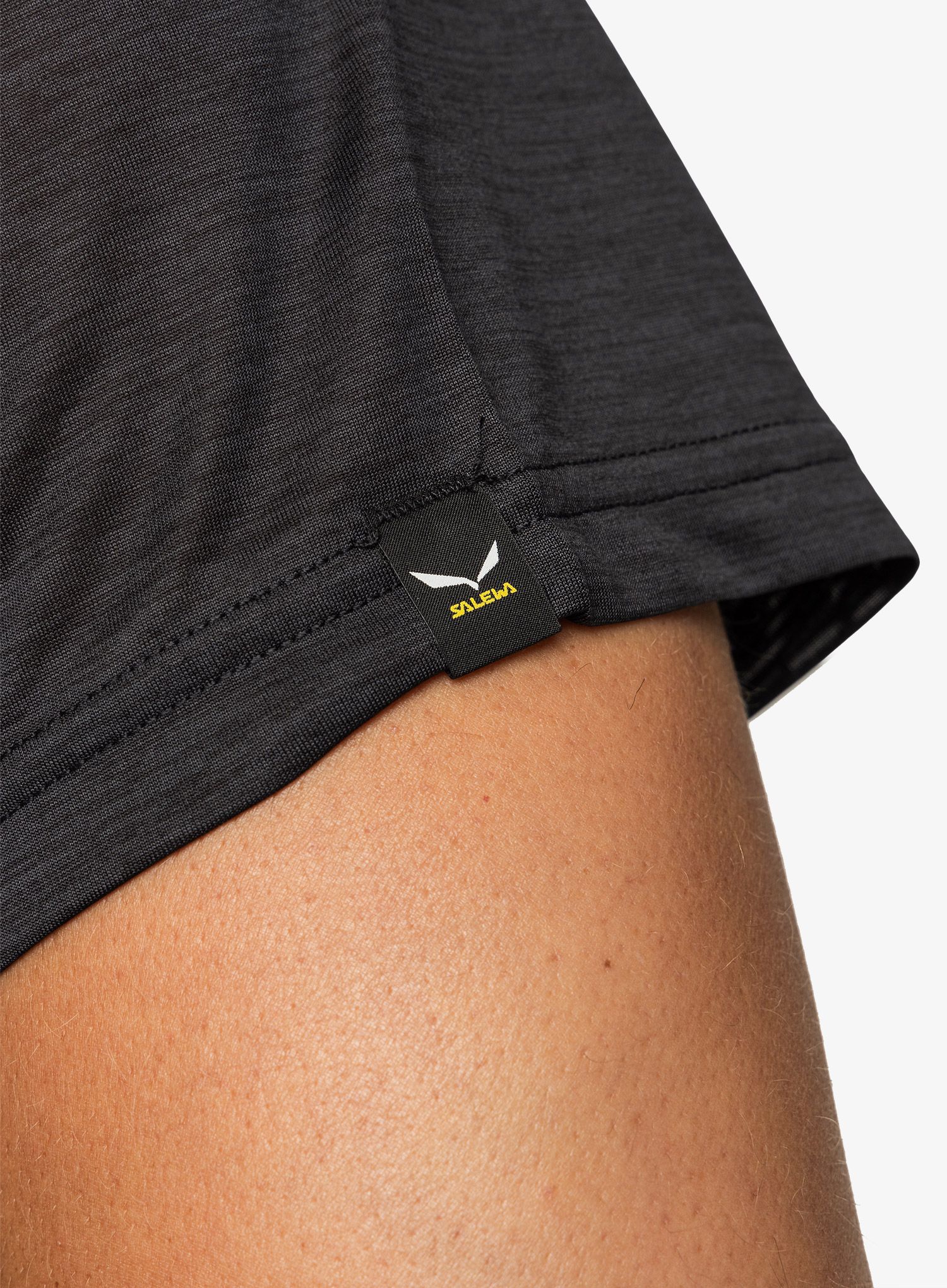 Majica Salewa Puez Melange Dry S/S Tee - black out