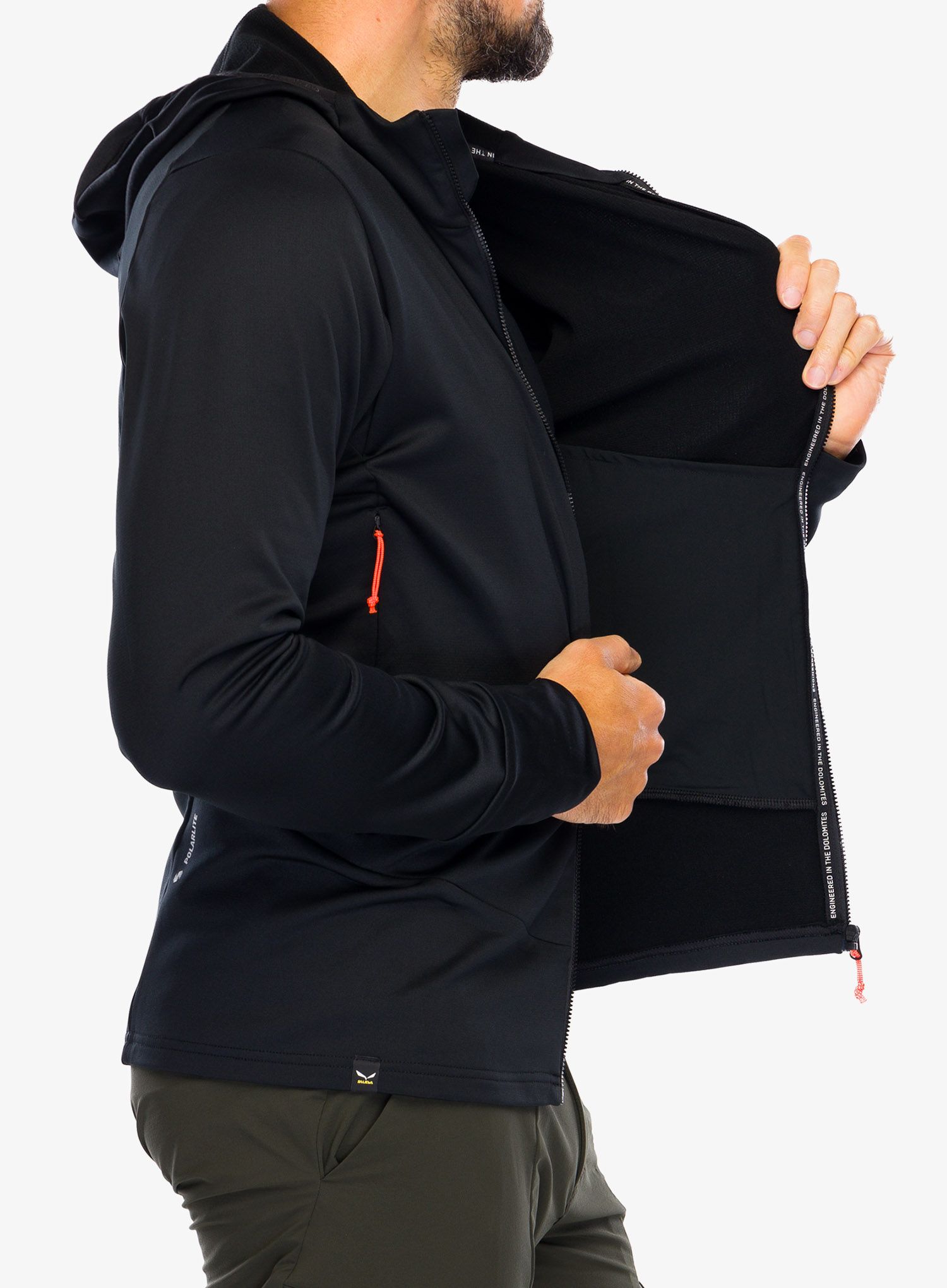 Flis Salewa Puez PL HD Jacket - black out
