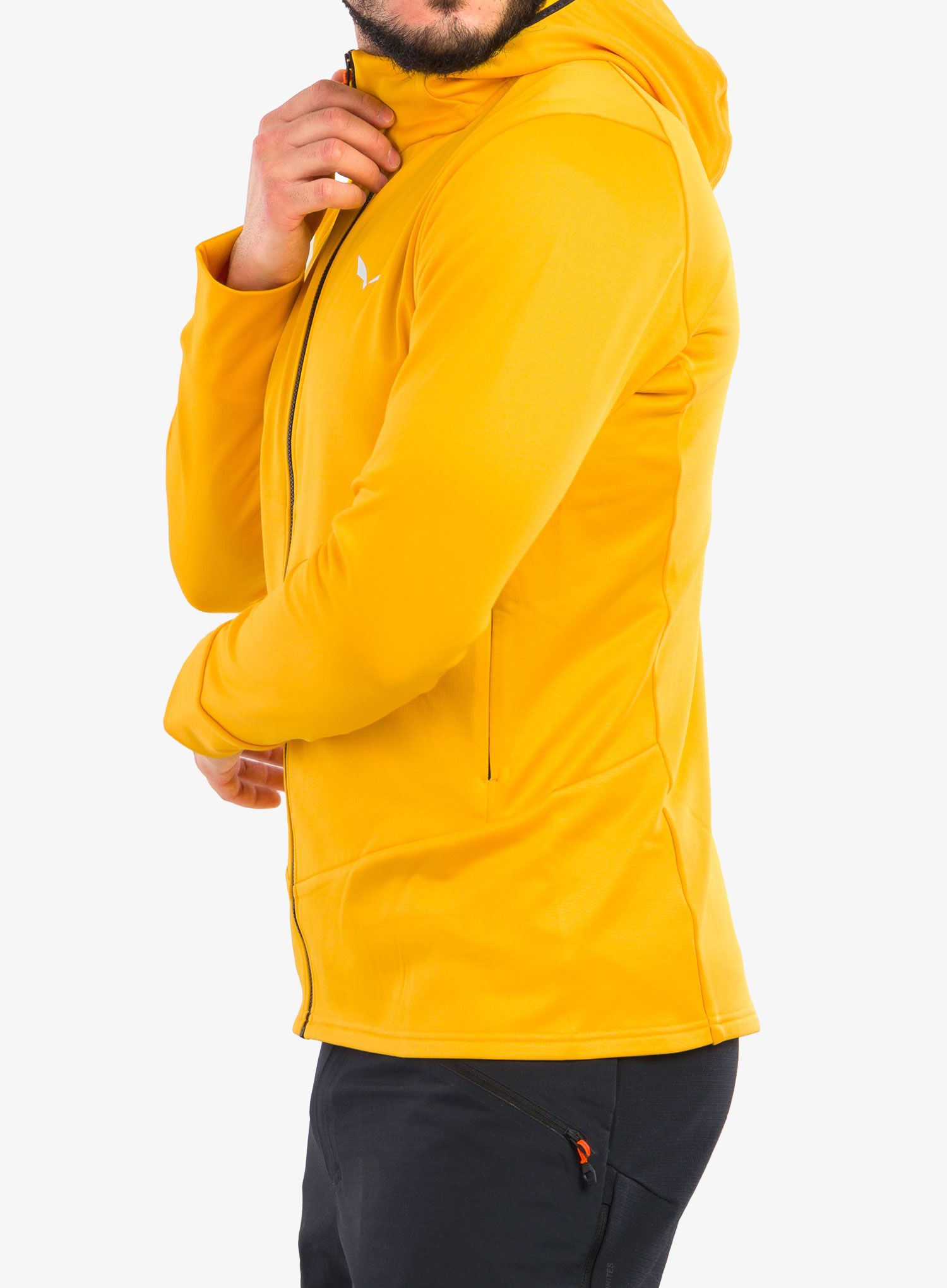 Flis Salewa Puez PL HD Jacket - gold/black out