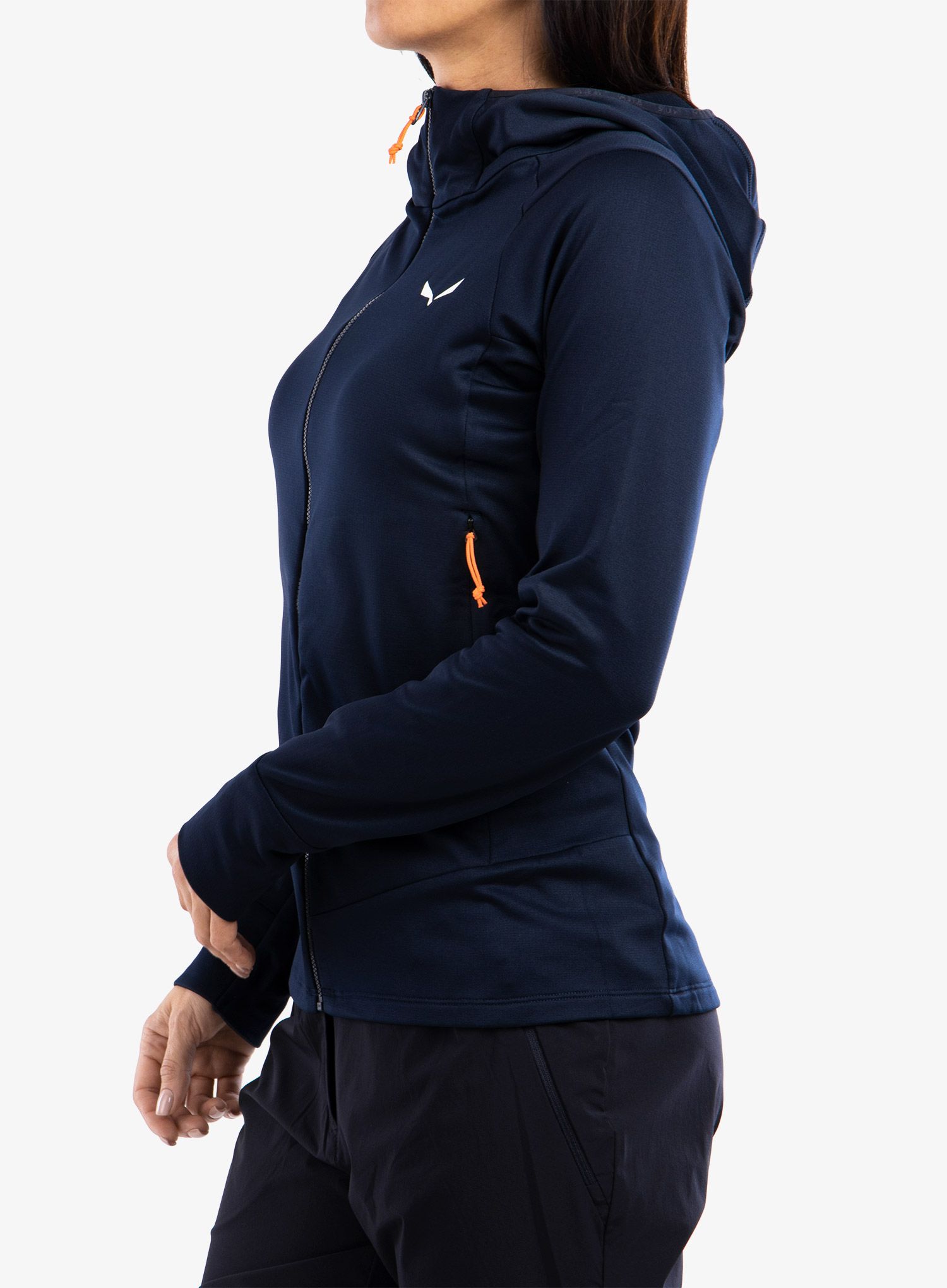 Ženski flis Salewa Puez PL HD Jacket - navy blazer