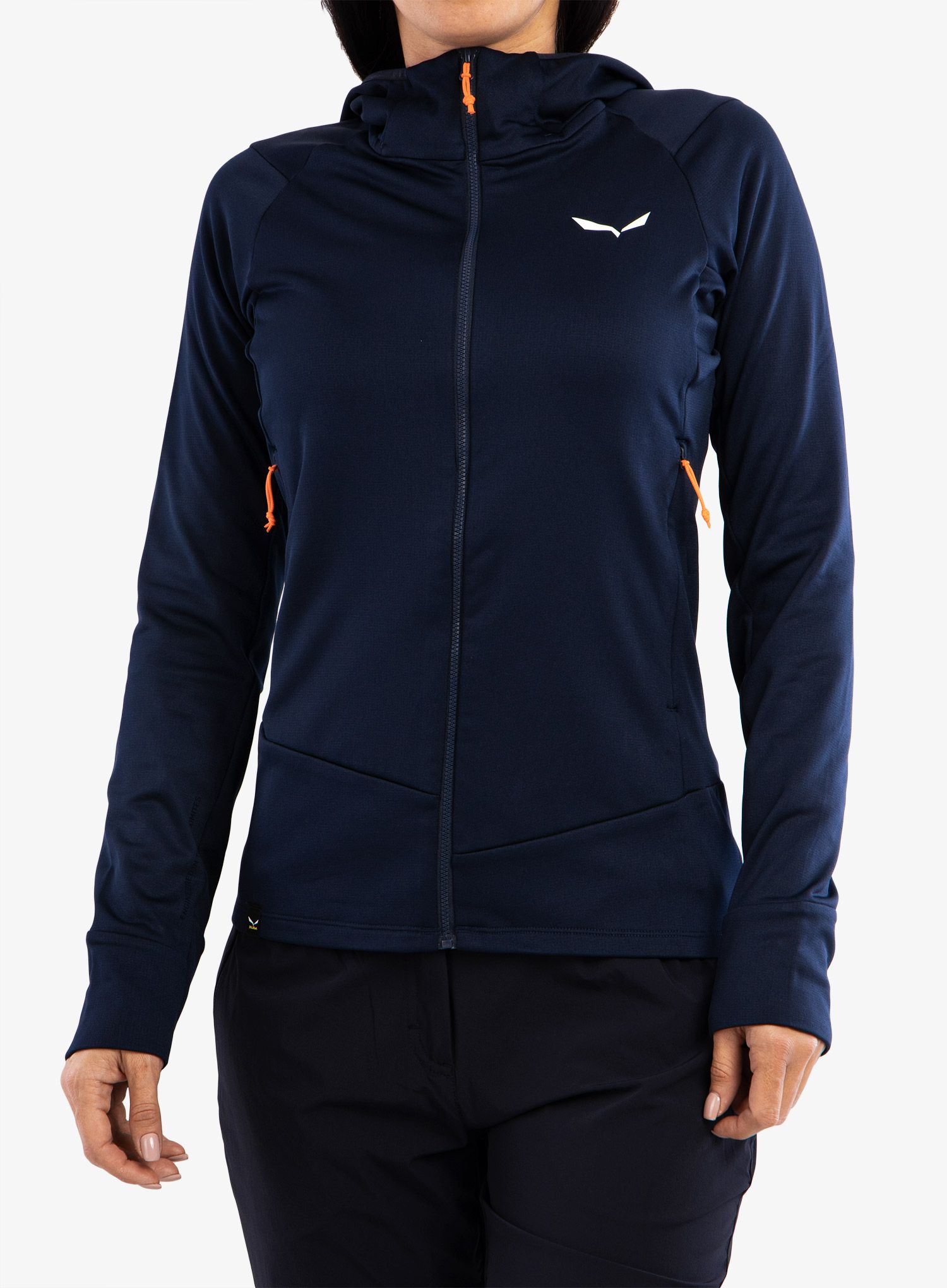 Ženski flis Salewa Puez PL HD Jacket - navy blazer