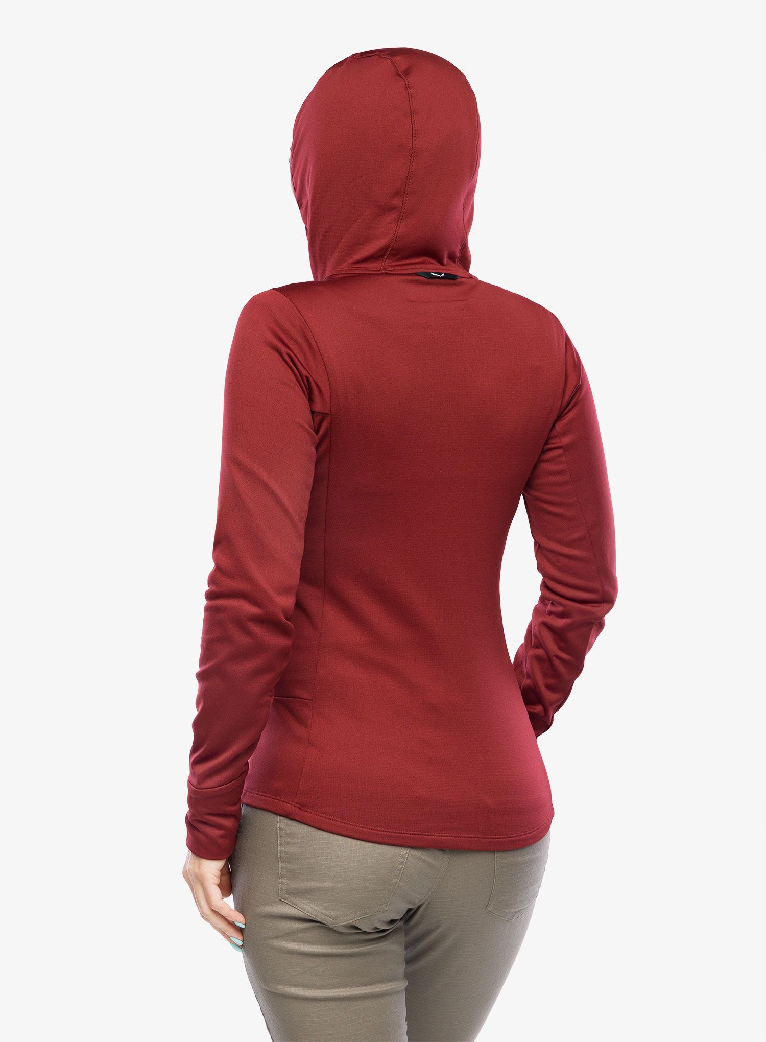 Ženski flis Salewa Puez PL HD Jacket - syrah