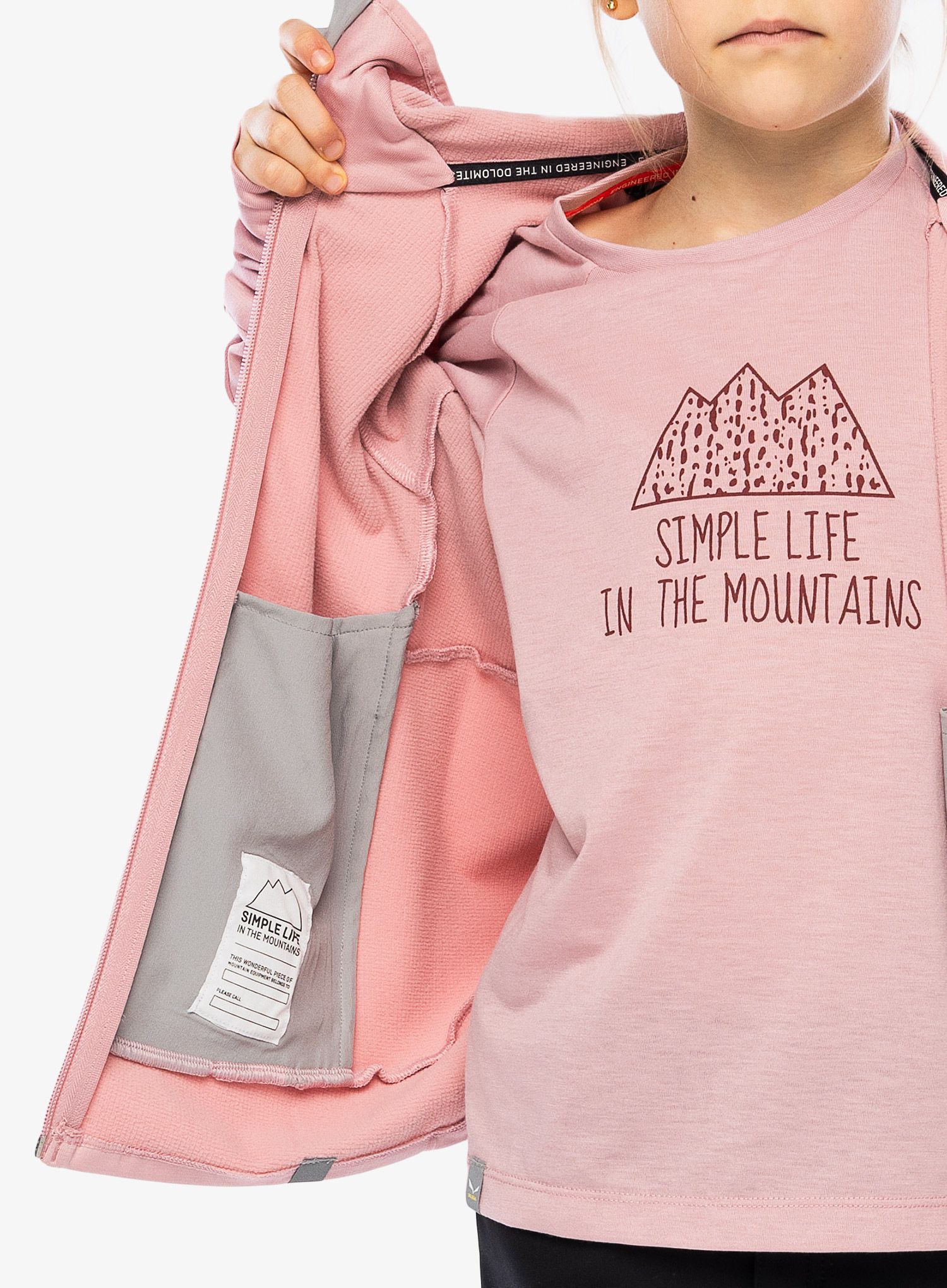 Dekliška jopica Salewa Puez PL HD Jacket - zephyr