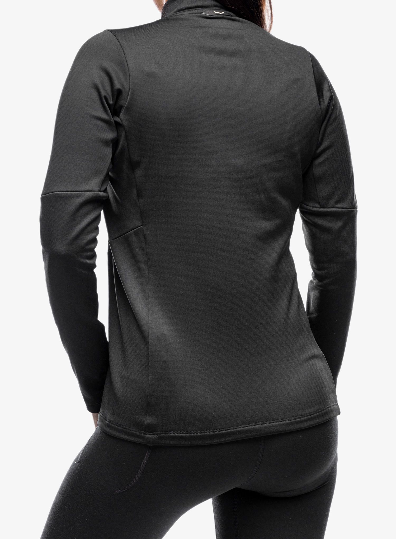 Ženski flis Salewa Puez PL HZ Fleece - black out