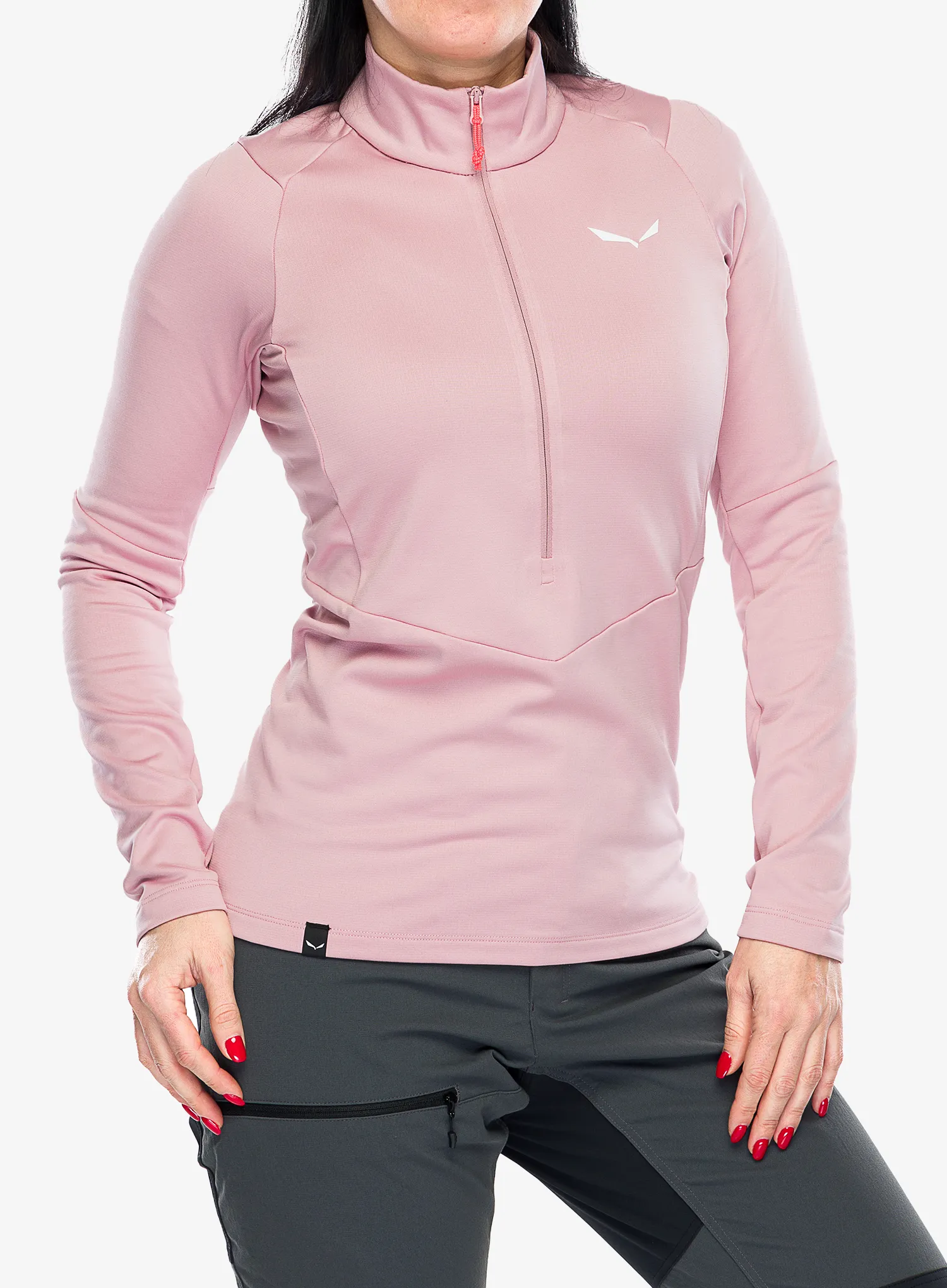 Ženski flis Salewa Puez PL HZ Fleece - zephyr