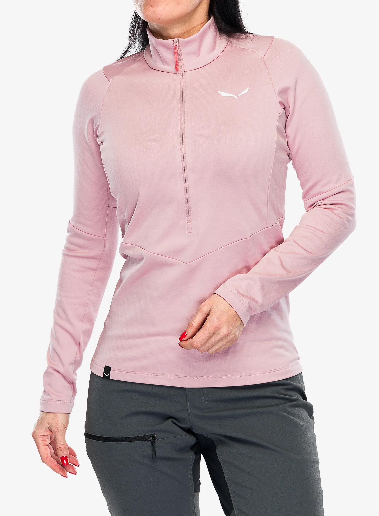 Ženski flis Salewa Puez PL HZ Fleece - zephyr