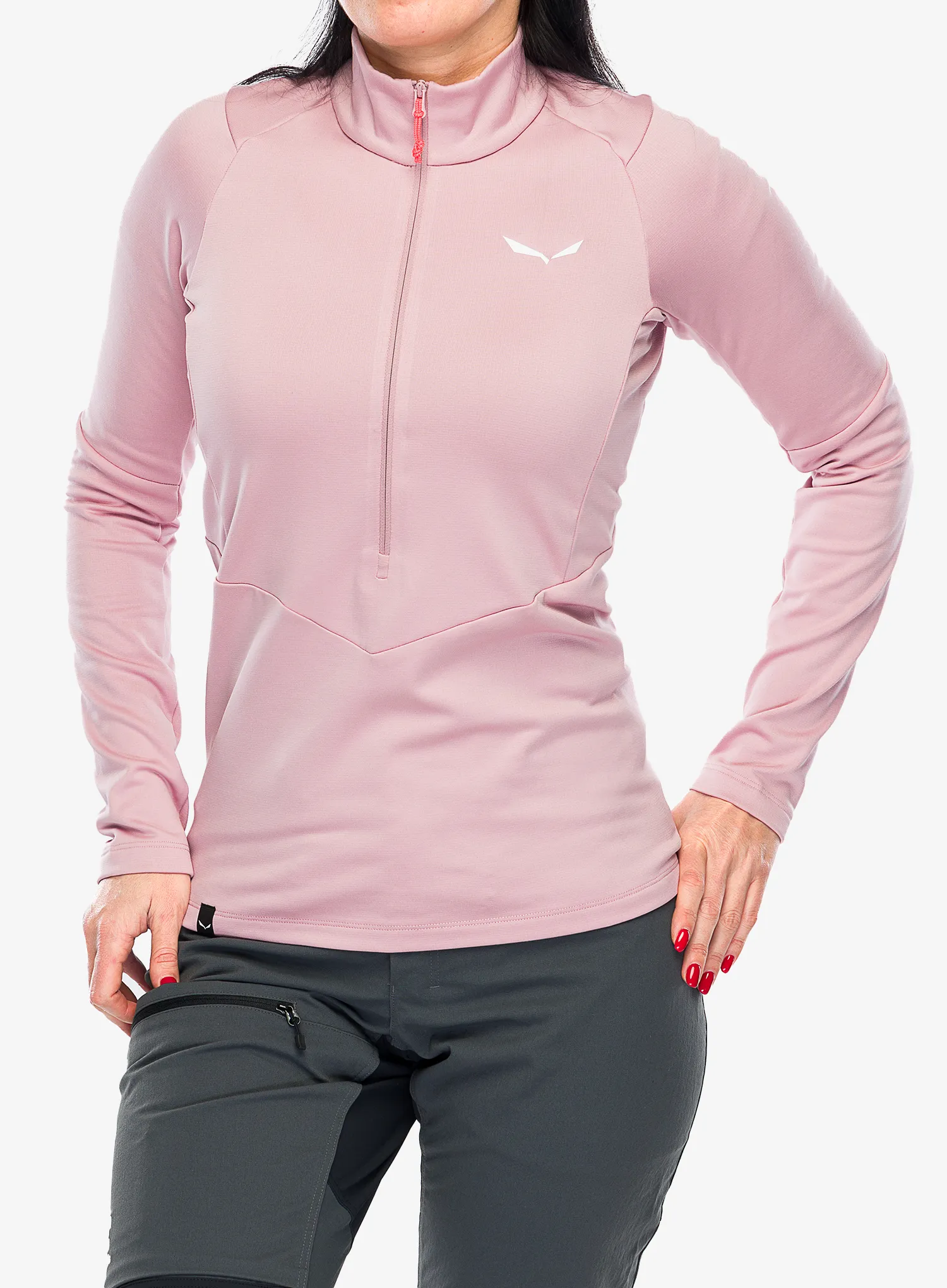 Ženski flis Salewa Puez PL HZ Fleece - zephyr