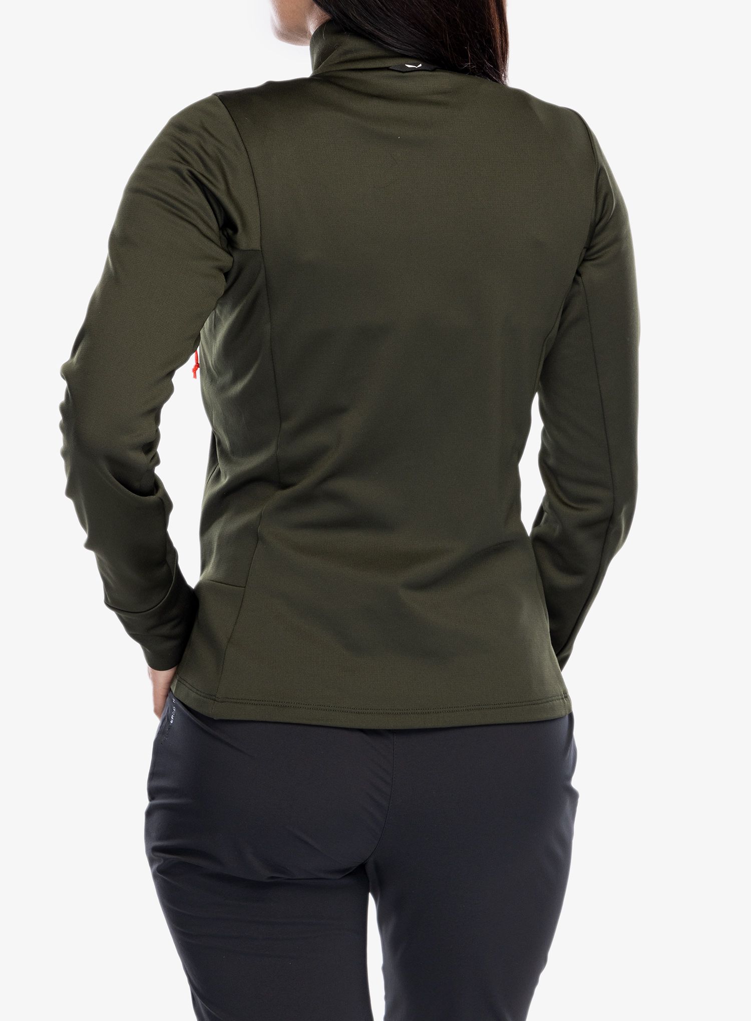 Ženski flis Salewa Puez PL Jacket - dark olive