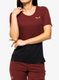 Ženska majica Salewa Puez Sporty Dry T-Shirt - syrah/black out