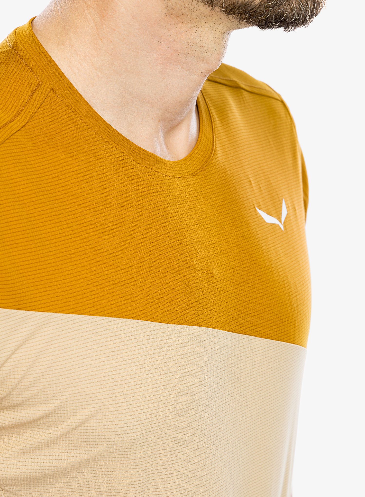 Majica s kratkimi rokavi Salewa Puez Sporty Dry T-Shirt - quicksand/brown