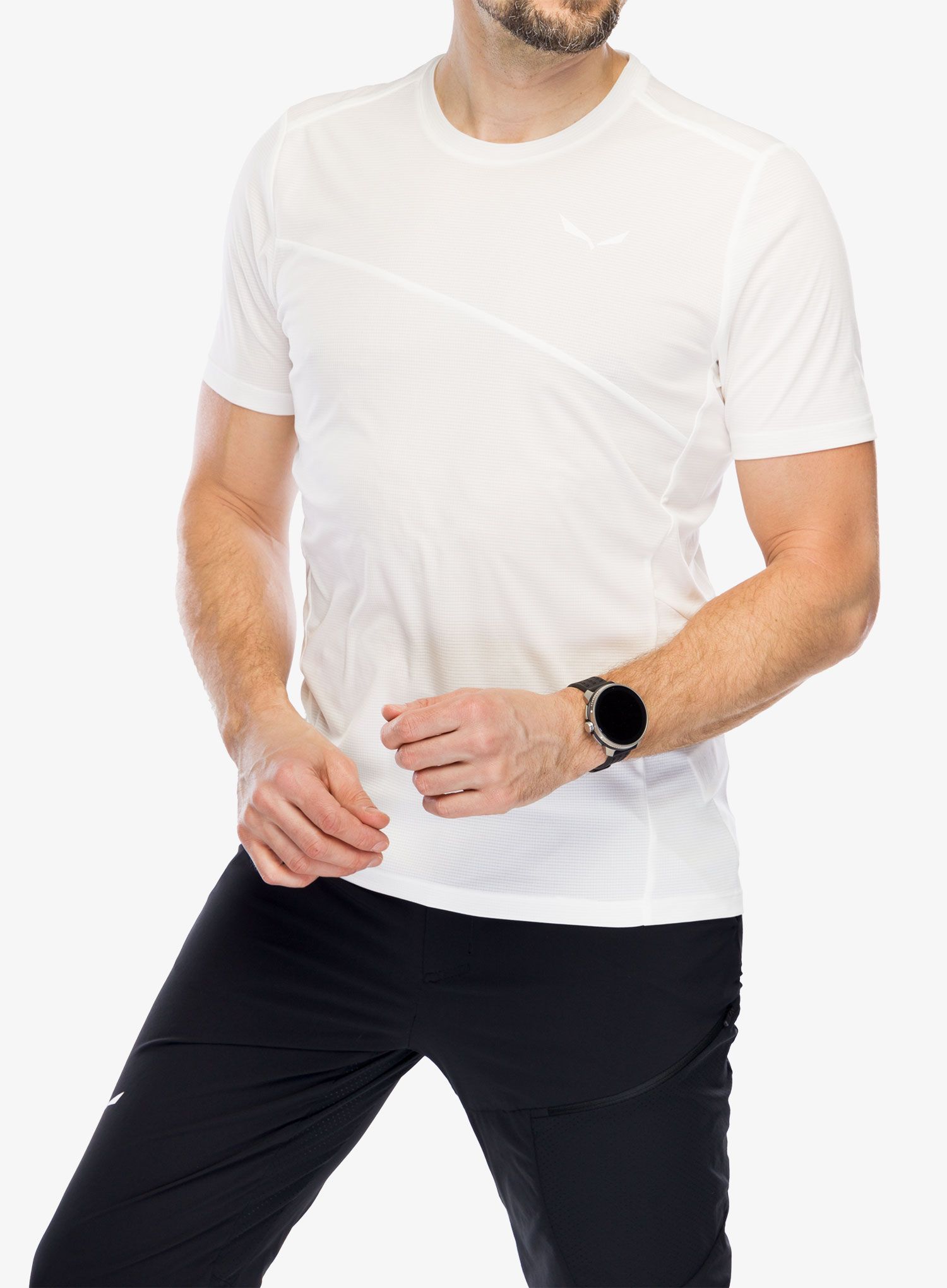 Športna majica Salewa Puez Sporty Dry T-Shirt - white