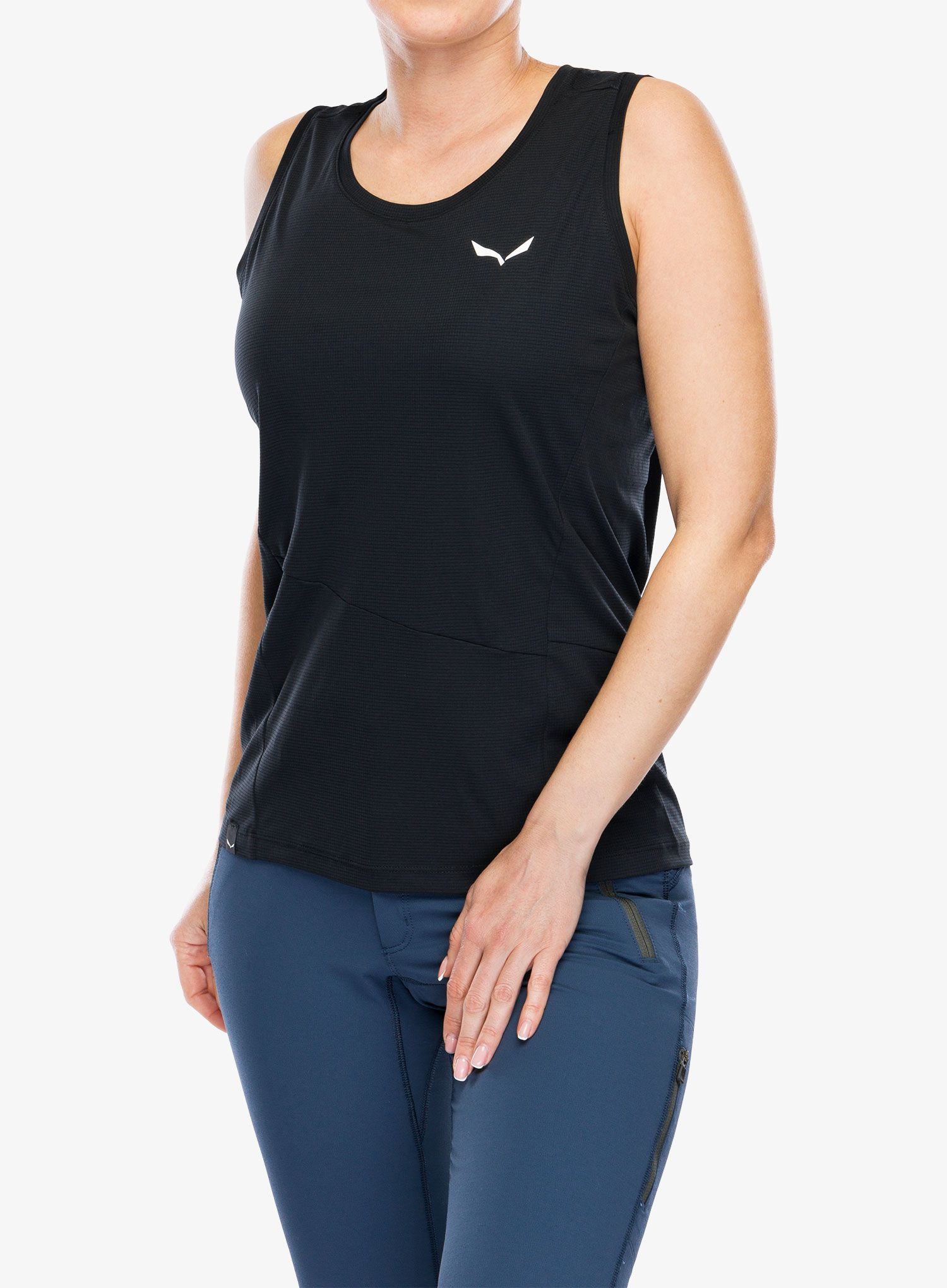 Ženski top Salewa Puez Sporty Dry Tankt - black out