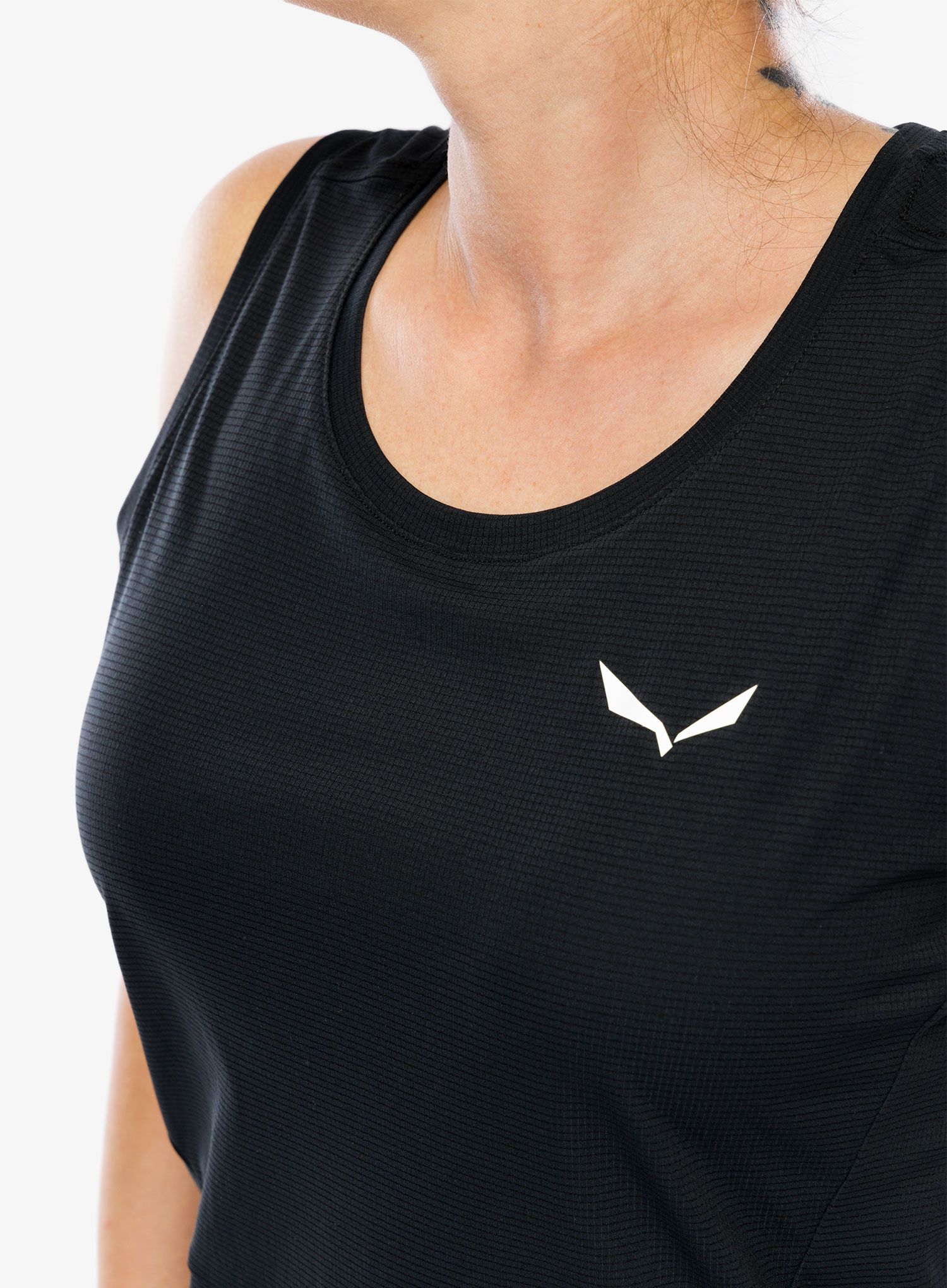 Ženski top Salewa Puez Sporty Dry Tankt - black out