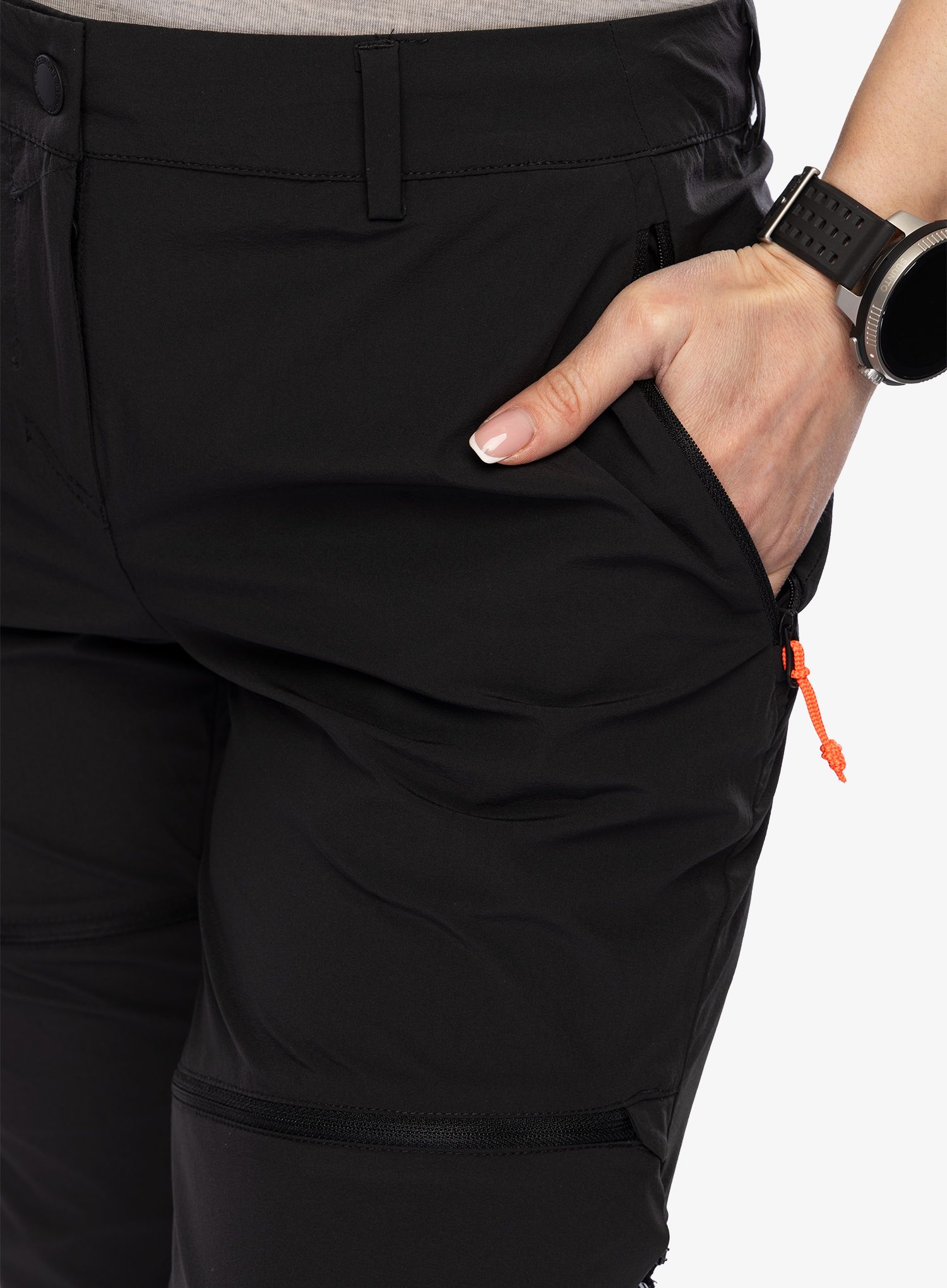 Ženske treking hlače Salewa Puez Talvena DST 2/1 Pant - black out