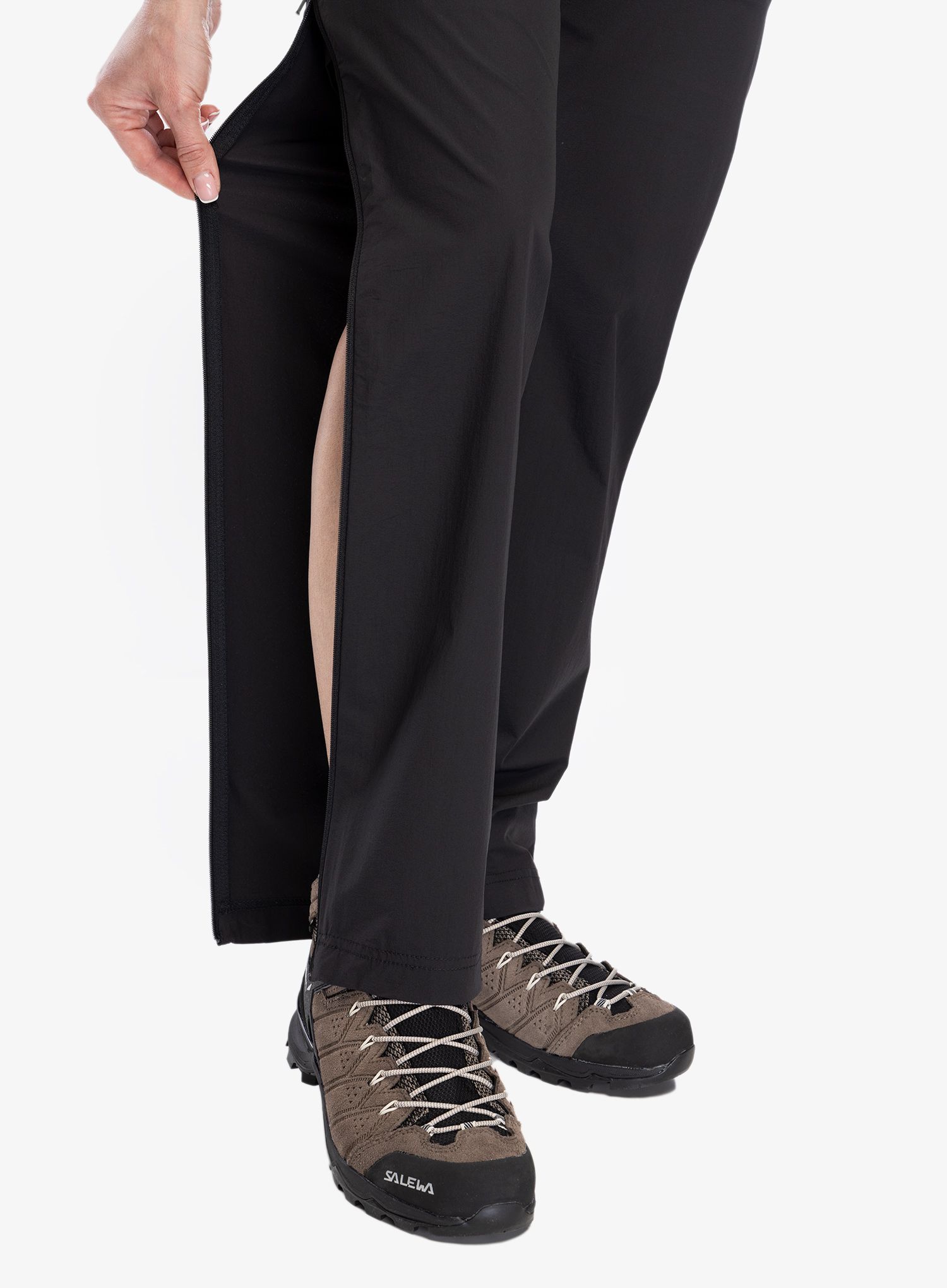 Ženske treking hlače Salewa Puez Talvena DST 2/1 Pant - black out