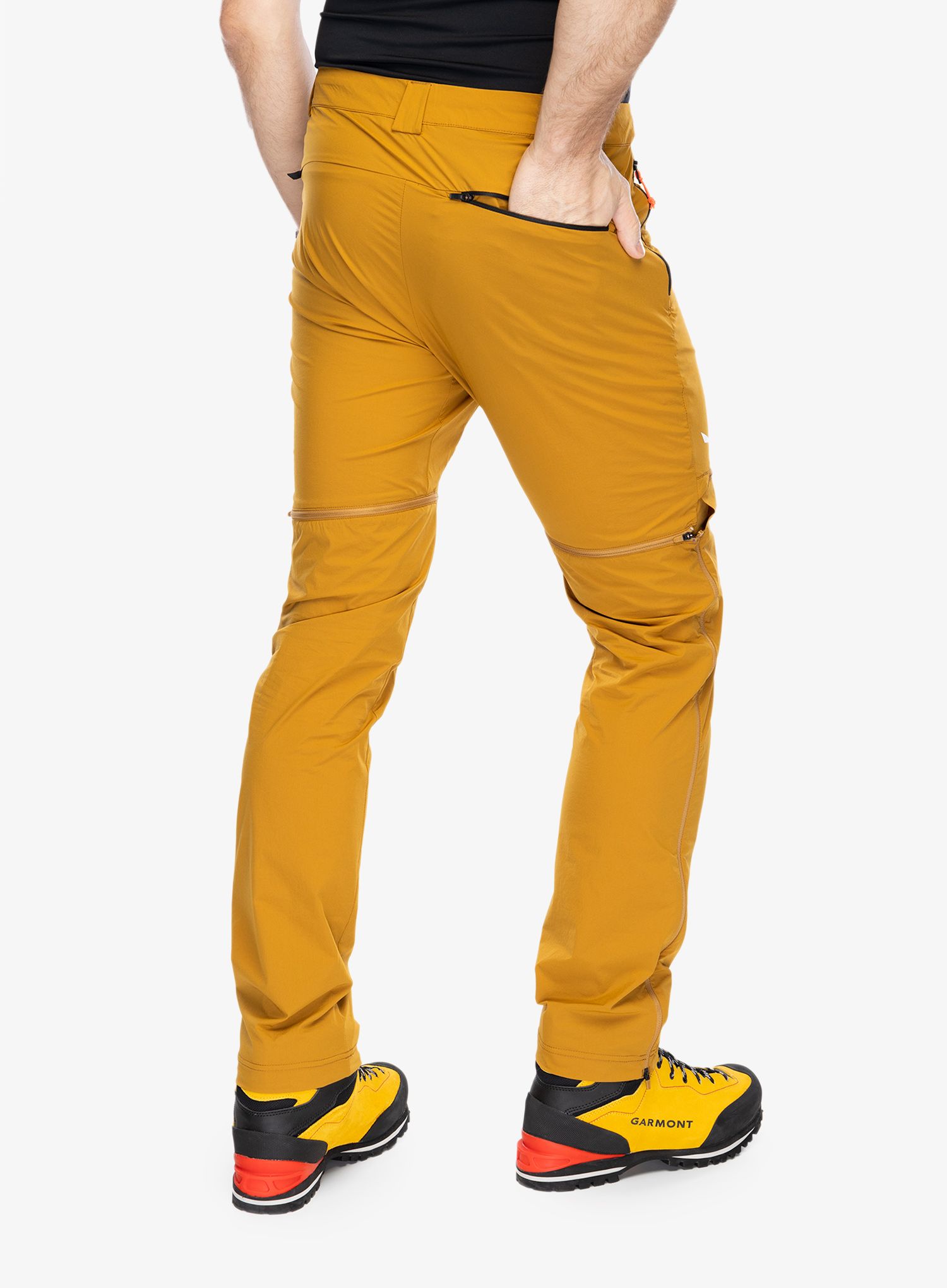 Moške softshell hlače Salewa Puez Talveno DST 2/1 Pant - golden brown