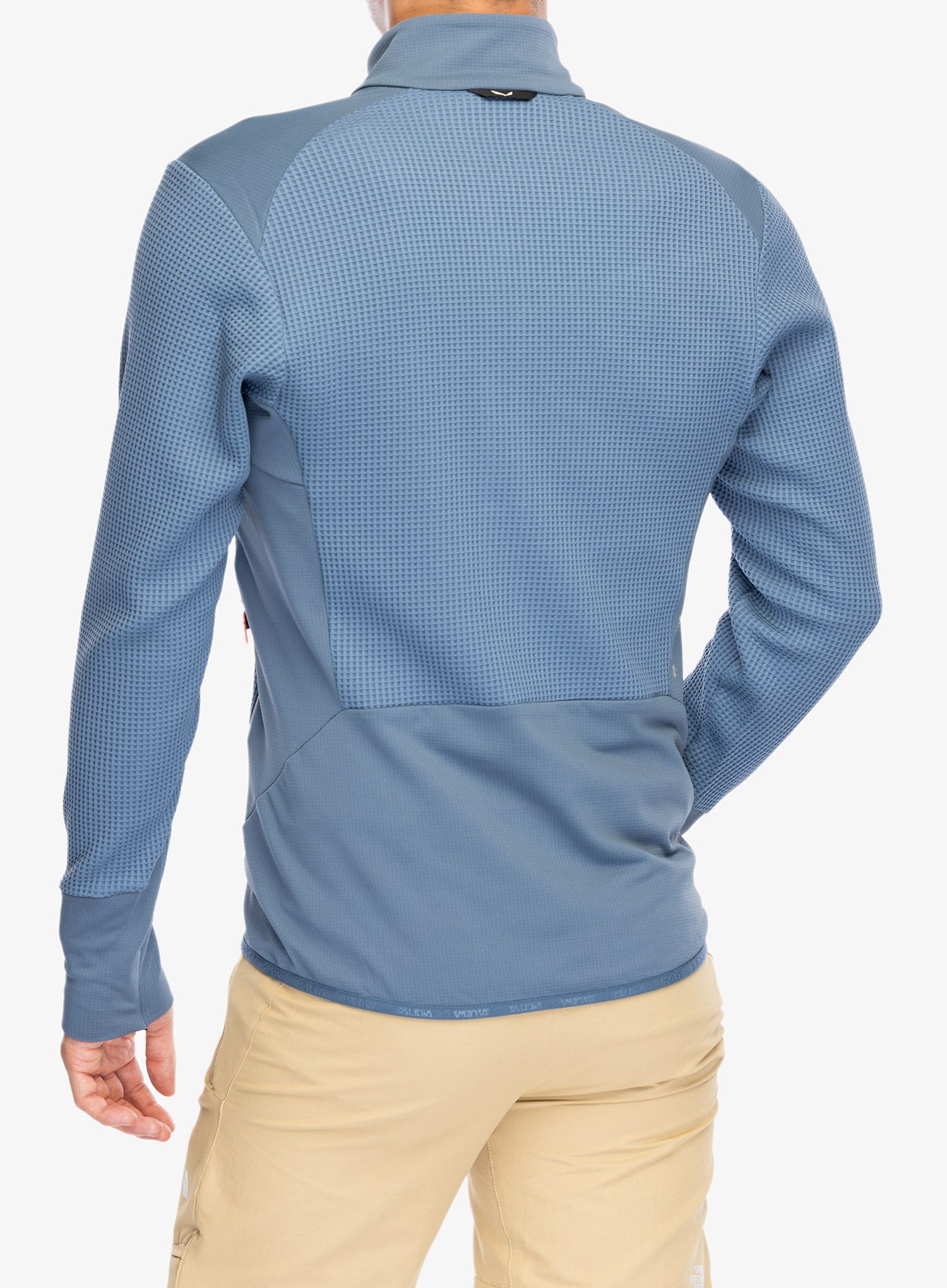 Jopica na zadrgo Salewa Puez Waffle Hyb PL Jacket  - java blue
