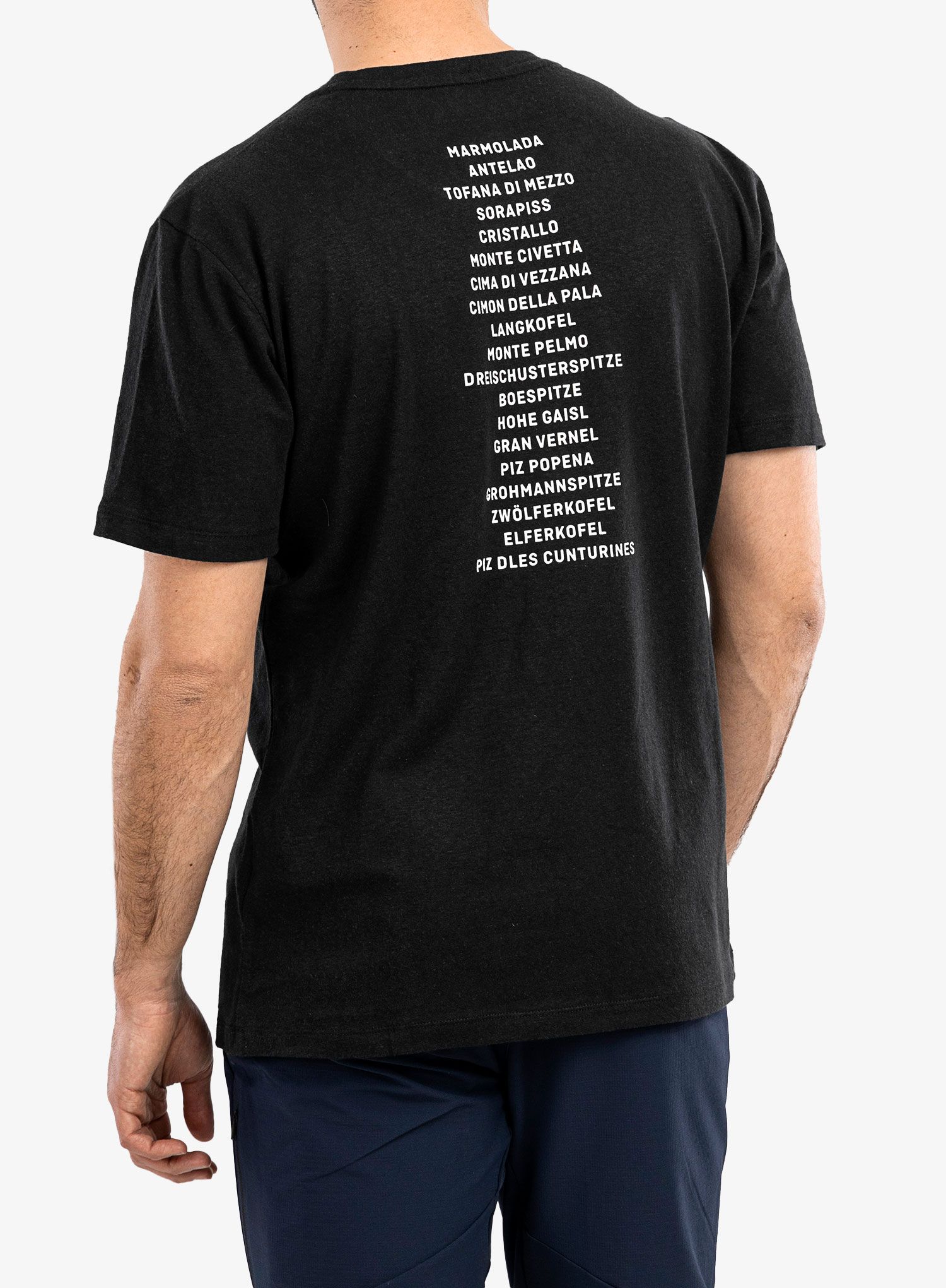 Moška majica Salewa Pure Dolomites Hemp T-shirt - black out