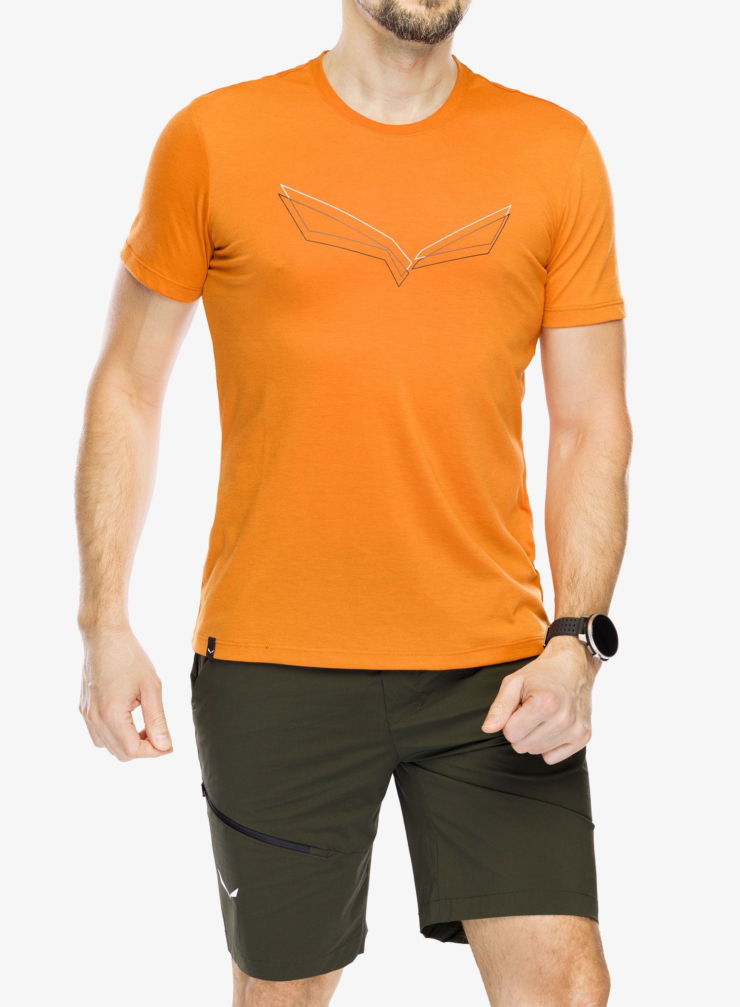 Športna majica Salewa Pure Eagle Frame Dry T-shirt - burnt orange