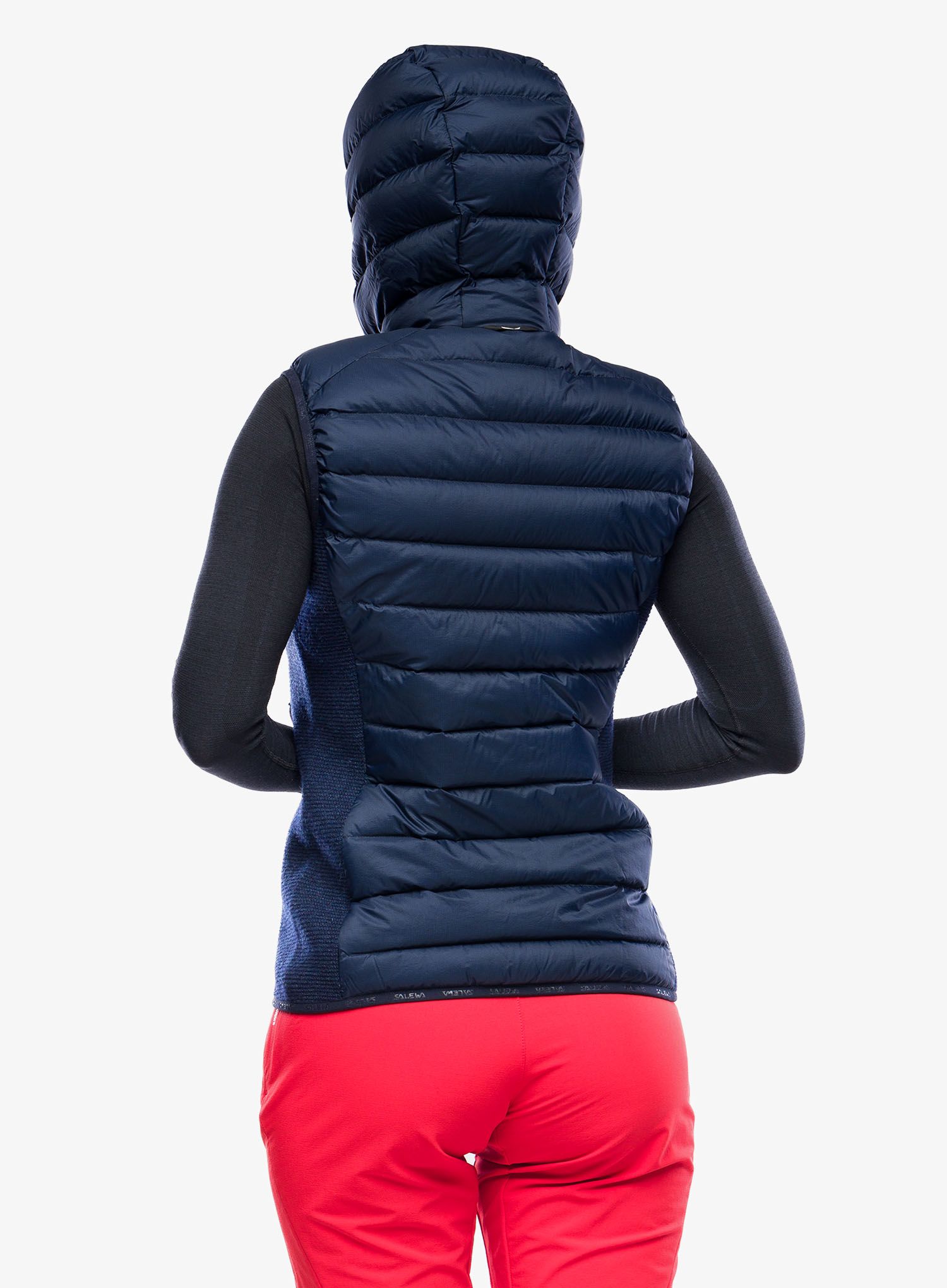 Ženski brezrokavnik Salewa Sarner/RDS Down Hybrid Vest - navy blazer