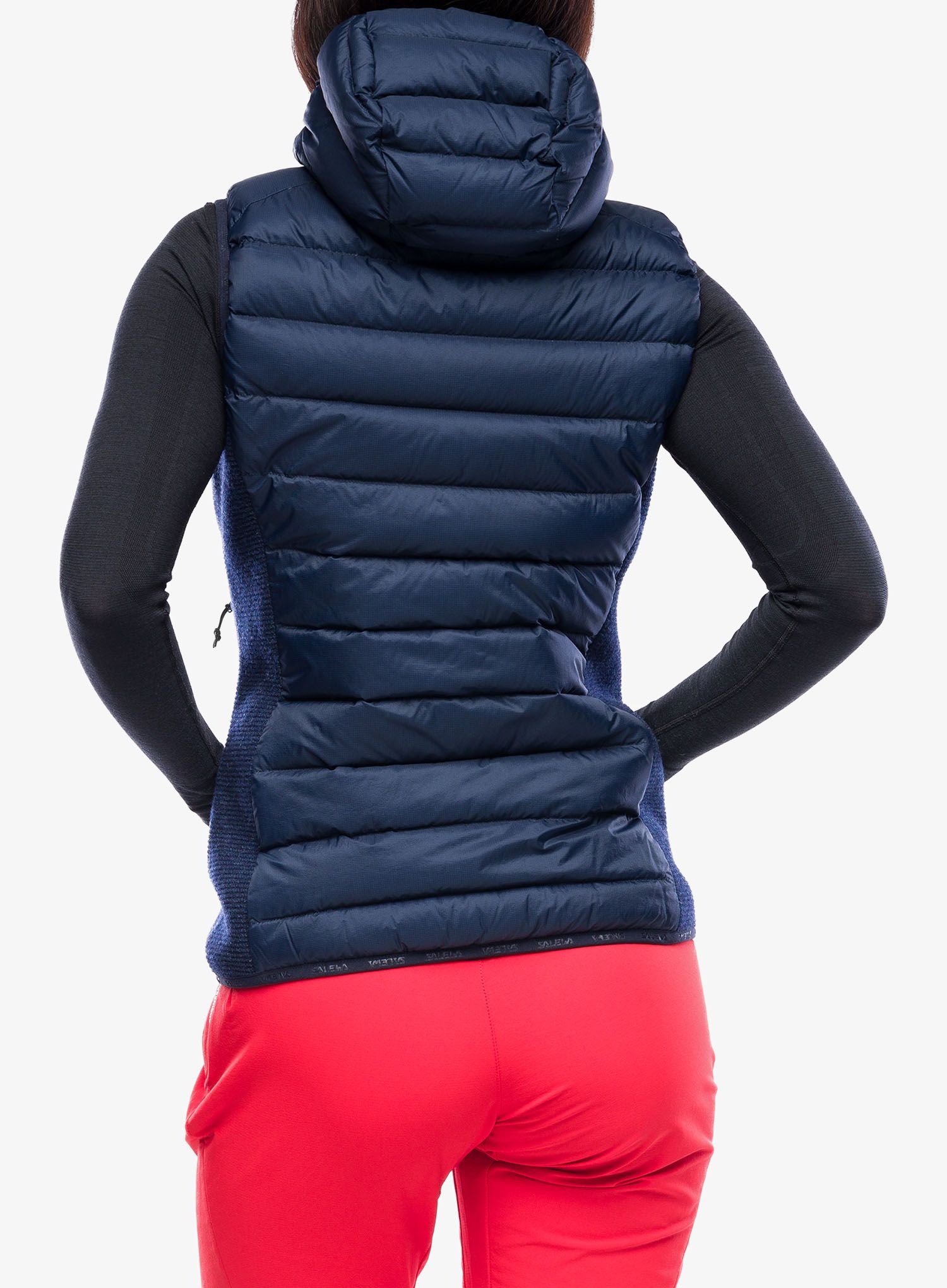 Ženski brezrokavnik Salewa Sarner/RDS Down Hybrid Vest - navy blazer